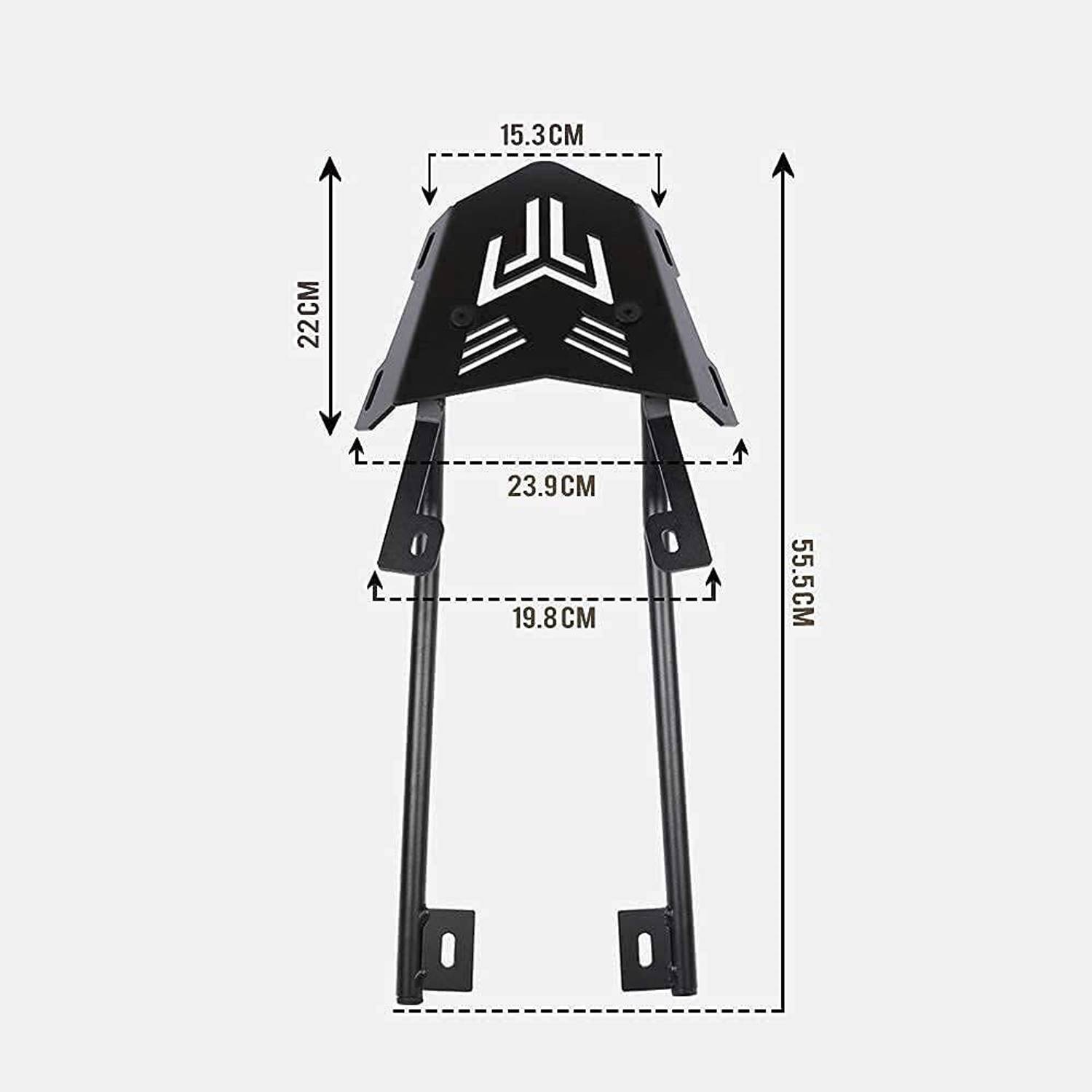 Auto MT Expedition Trail Carrier Back Rack Metal Seat Extender Yamaha MT-15 YAMAHA R15V3 Bike Fairing Kit