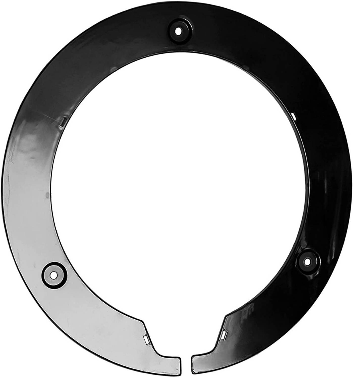 acube mart PRO-WHEEL-DISC for 16-17inch Motorcycle Wheels, WHEEL COVER (front Wheel) black Bike Fairing Kit