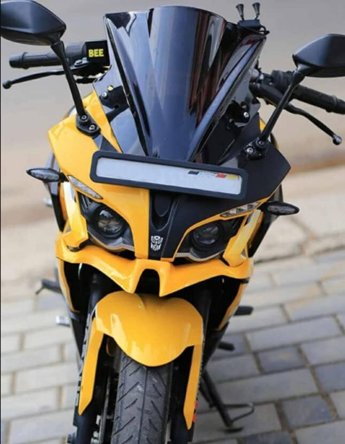 VermsBikers Pulsar RS 200 Winglet (Blue) Kit - Image 4