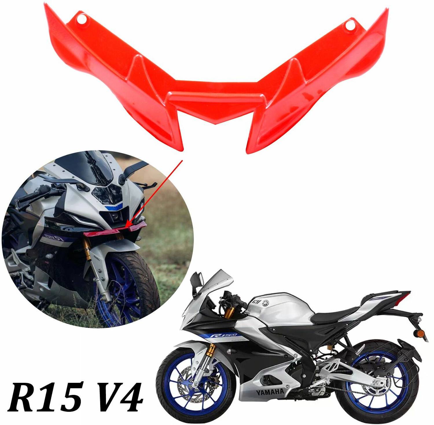 ASRYD Yamaha R15M V4 Red Winglet Best Quality Bike Fairing Kit