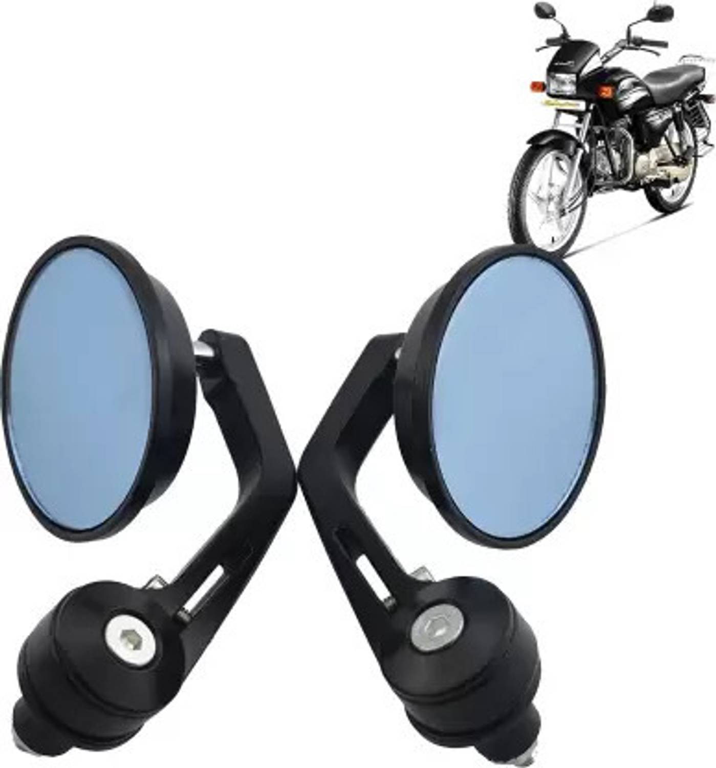 aqrin Manual Dual Mirror, Rear View Mirror, Driver Side For Universal - Image 3
