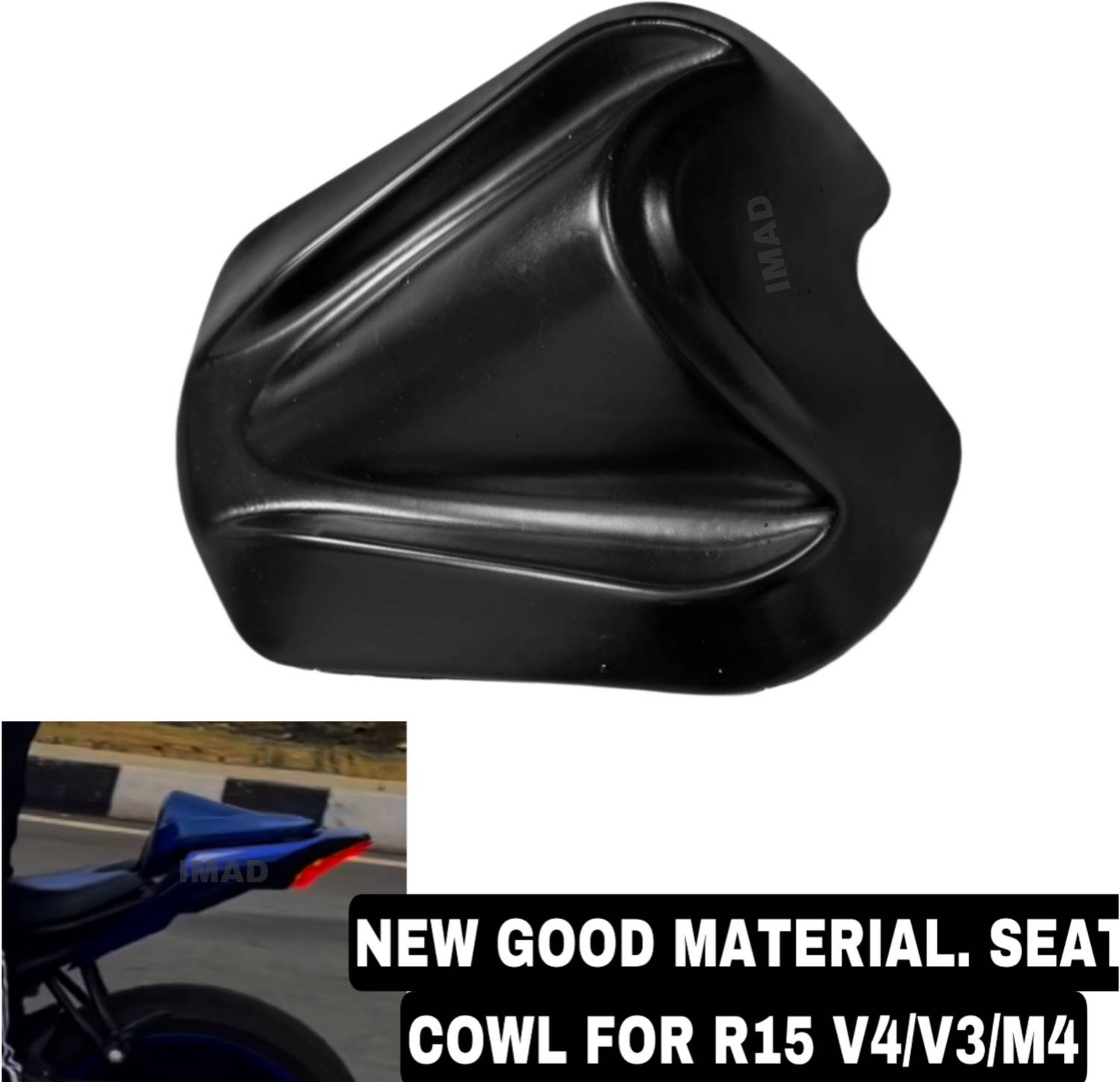 Aklin Boky SEAT COWL FOR 15 V4 BLACK Bike Fairing Kit