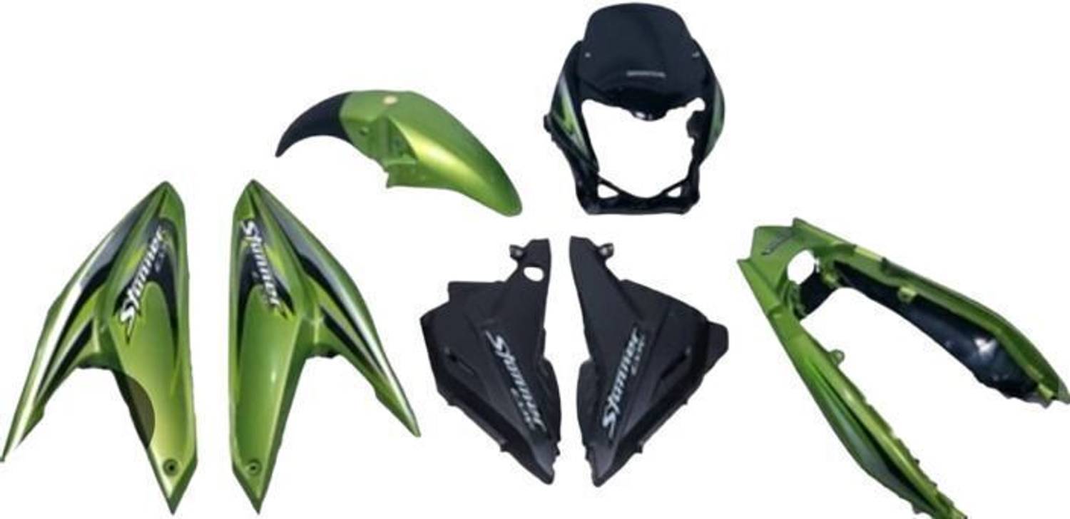 Purjah Stunner Bike Fairing Kit (Green) - Image 1