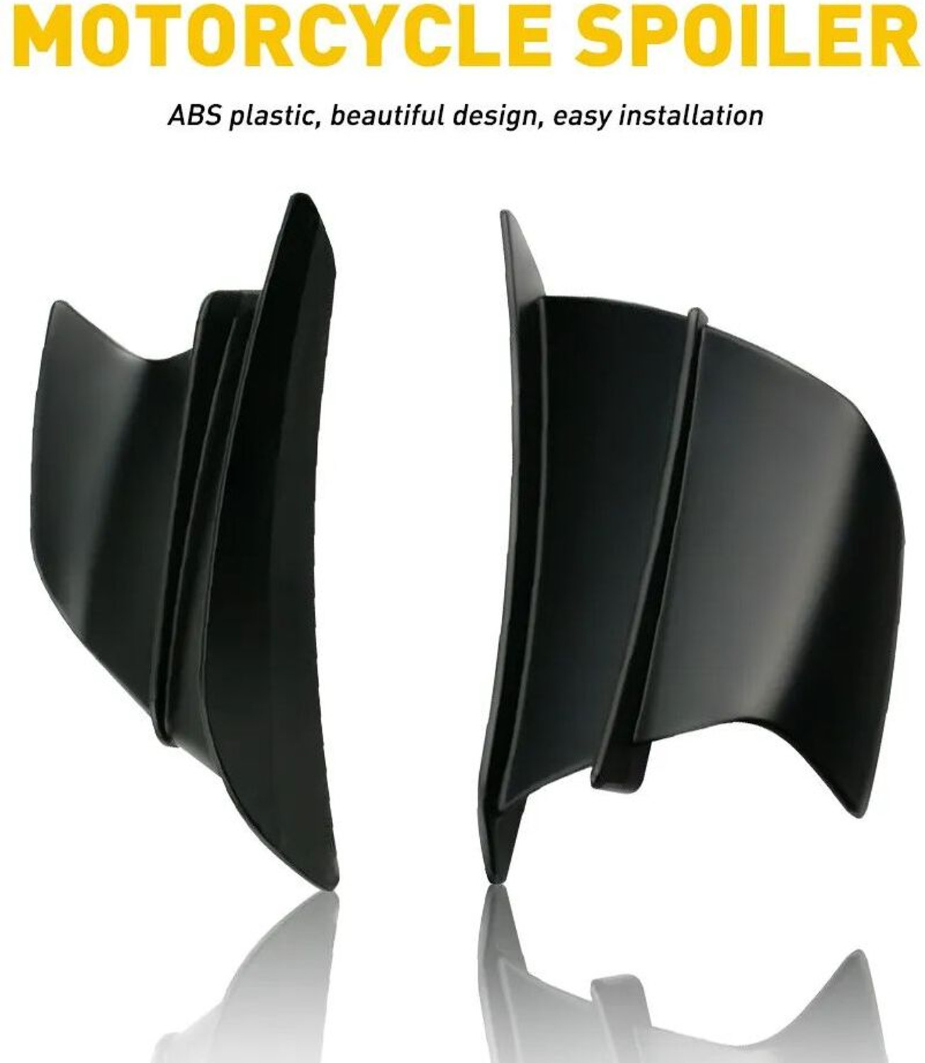 Image of Vagary New Look Universal Bike Wings Winglet Side Spoiler / Bike Side Wings Bike Fairing Kit