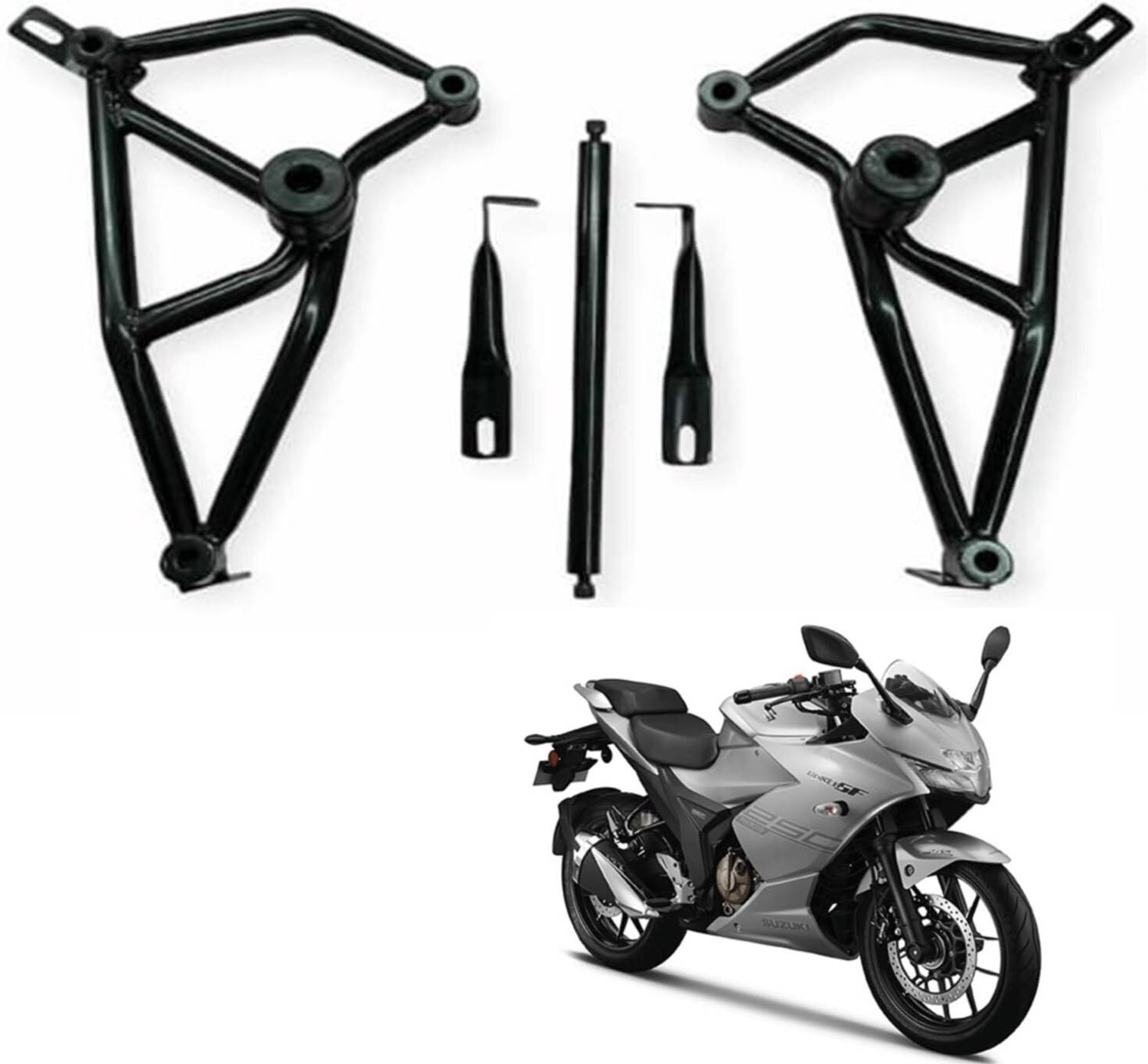Auto MT Crashguard Leg Guard Frame Slider for Suzuki Gixxer SF 150/250