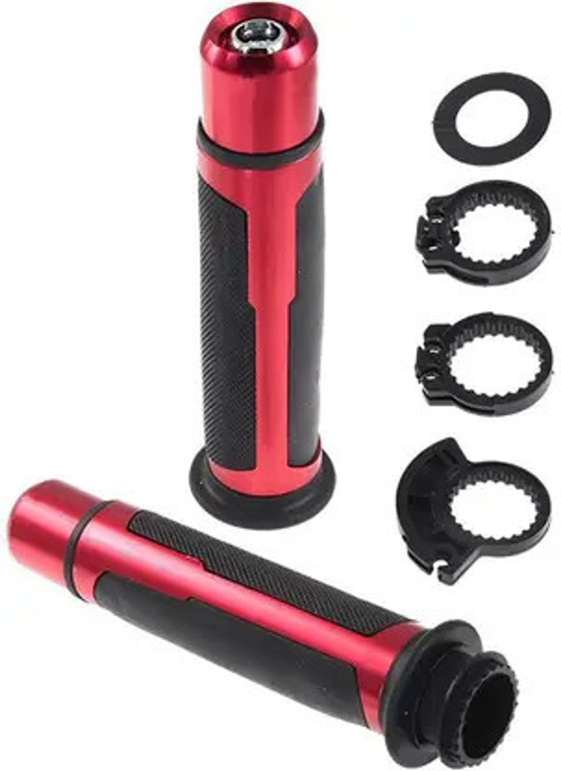 Image of FAVOURITE RIDERS GRIPPER RED Handle Bar Grip For Universal For Bike Universal For Bike