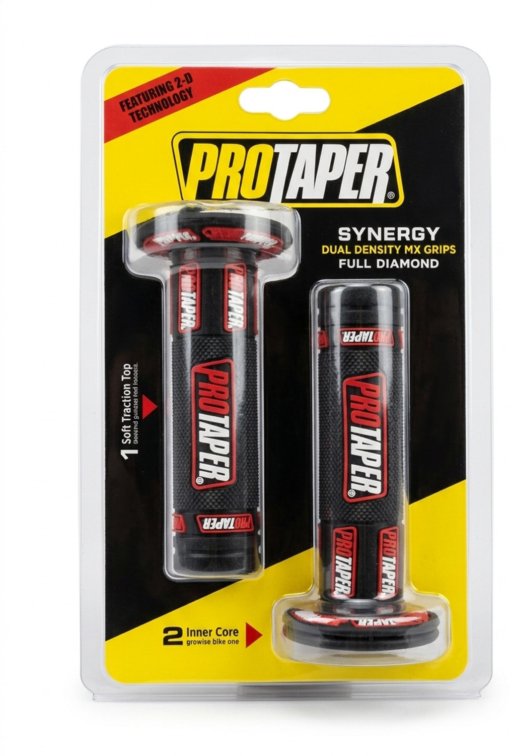 Image of SBA PROTAPER BLACK AND RED Handle Bar Grip For NA NA