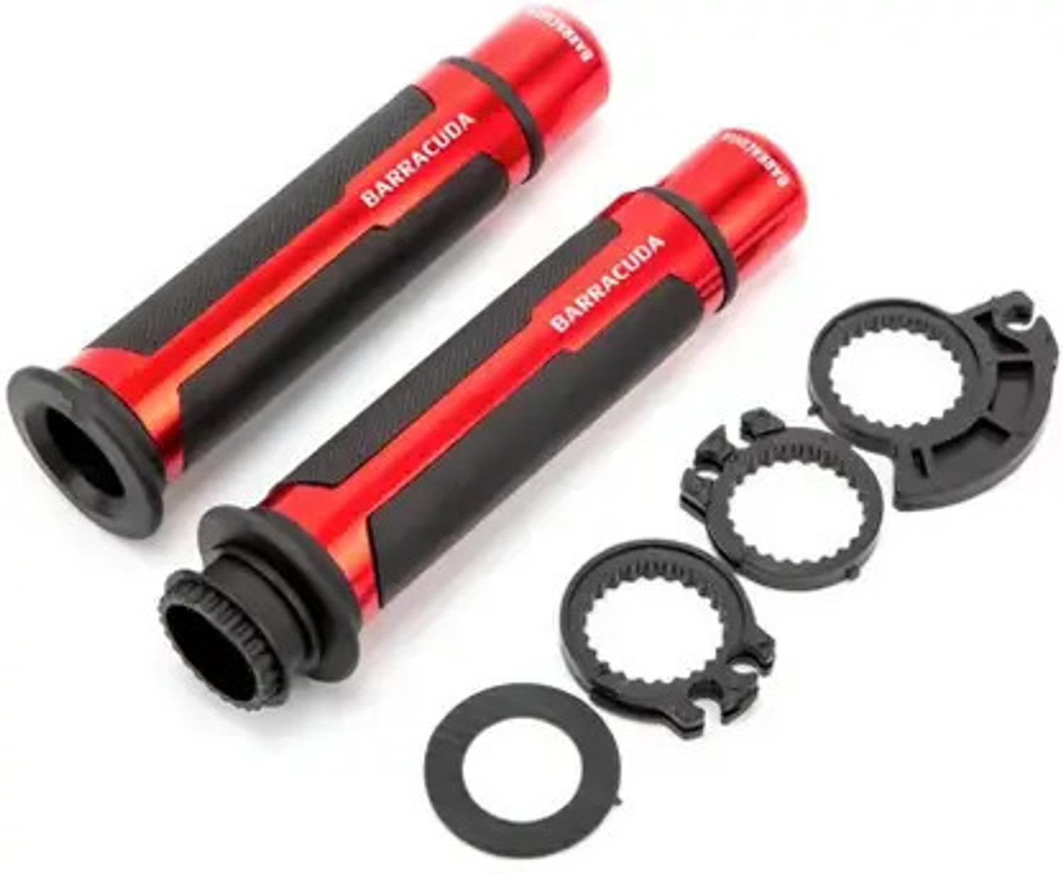 Image of FAVOURITE RIDERS GRIPPER RED Handle Bar Grip For Universal For Bike Universal For Bike