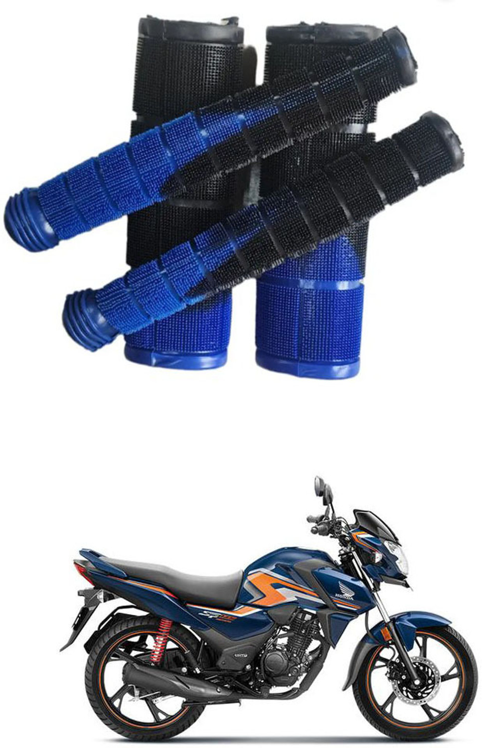 Image of E-Shoppe Two Wheeler Handle Grip And Leaver For SP 125 Handle Bar Grip For Honda Universal For Bike