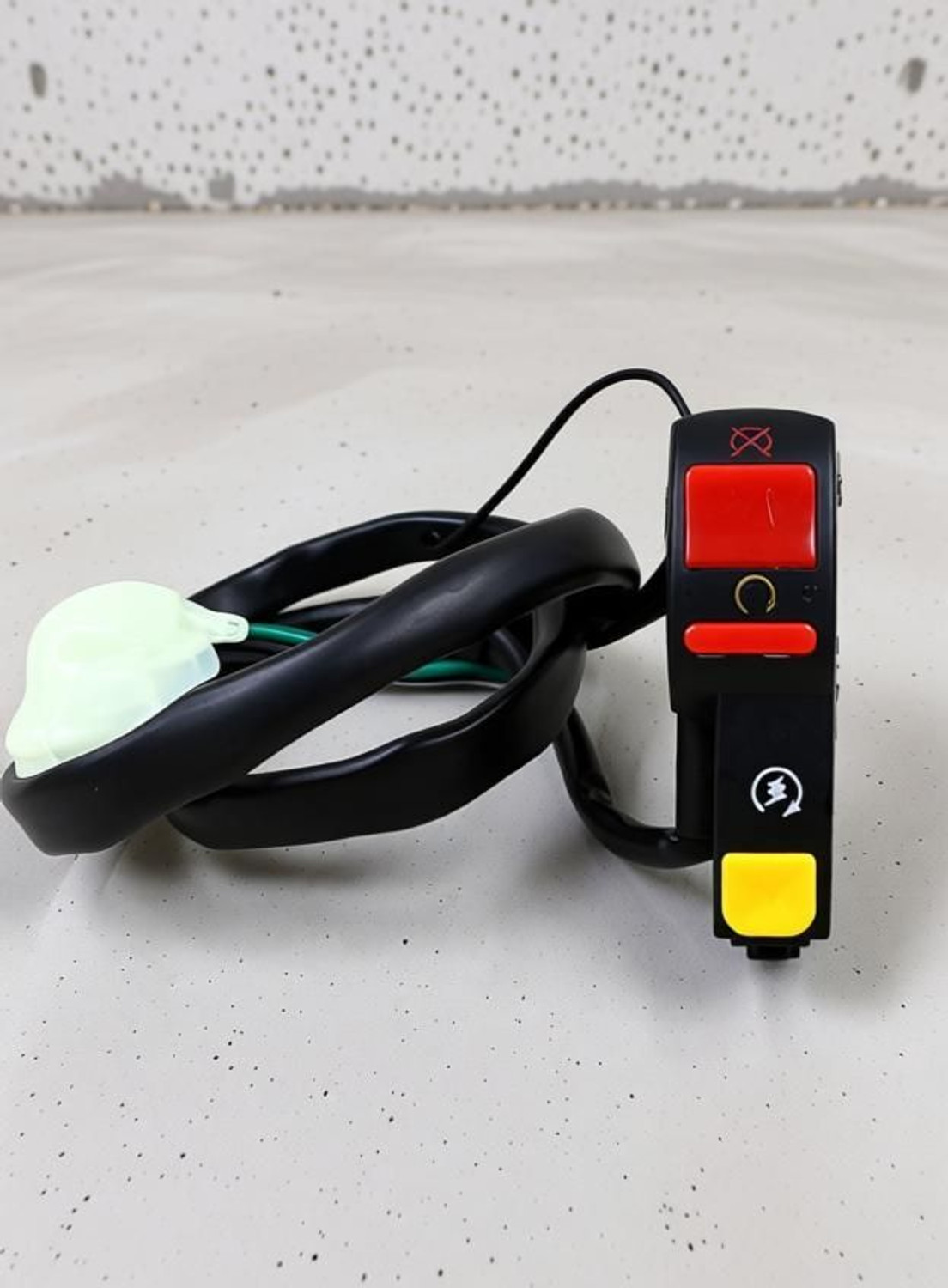 Image of TRP Traders motorcycle Bike fog light switch With Horn Switch for additional Horn Bike Handle Grip Universal For Bike Handle Bar Donut For Universal For Bike Universal For Bike