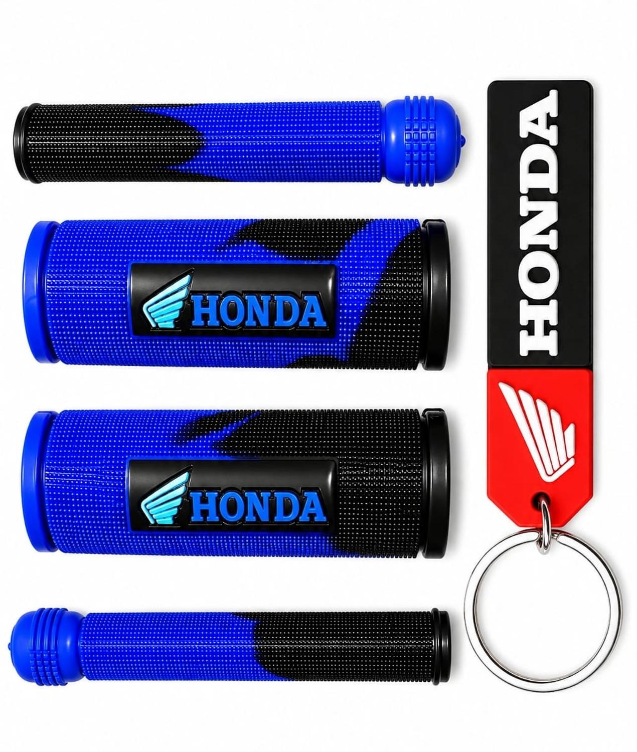 Image of MotoBlink Honda Premium Motorcycle Handle Grip Set Handle Bar Grip For Honda SP125, Shine, CB Shine