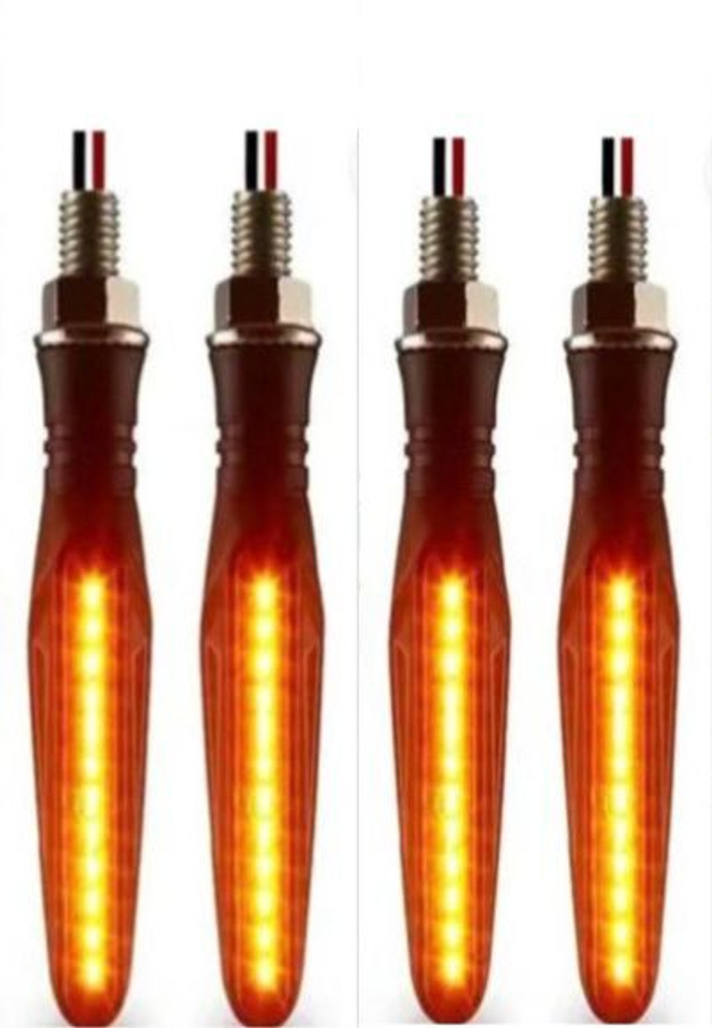 Image of JBRIDER Front, Side LED Indicator Light for Bajaj, Hero, Honda, KTM Apache RTR 160