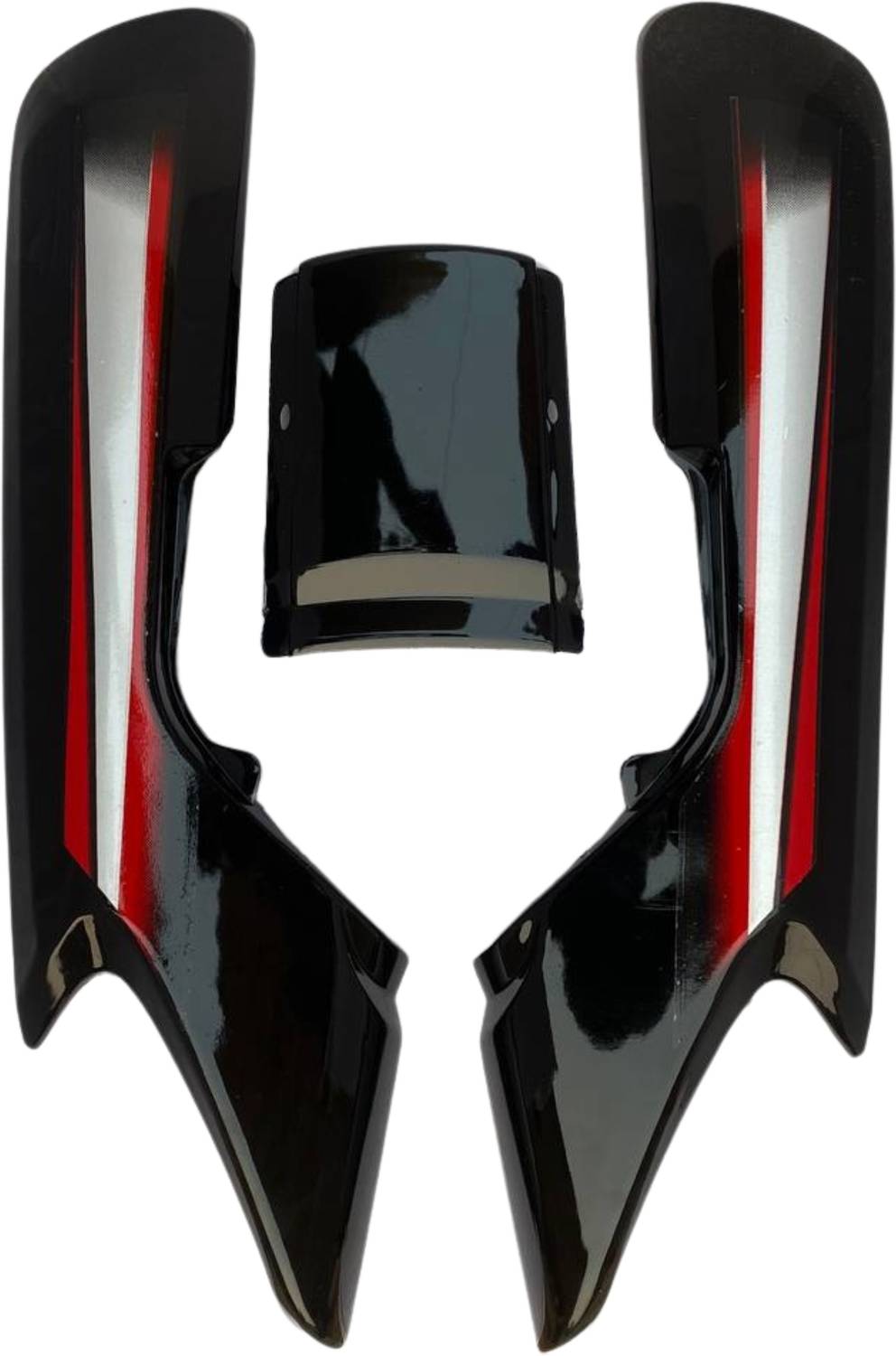 SP Shree Premium Hf Deluxe Black Red Bike Crash Guard - Image 3