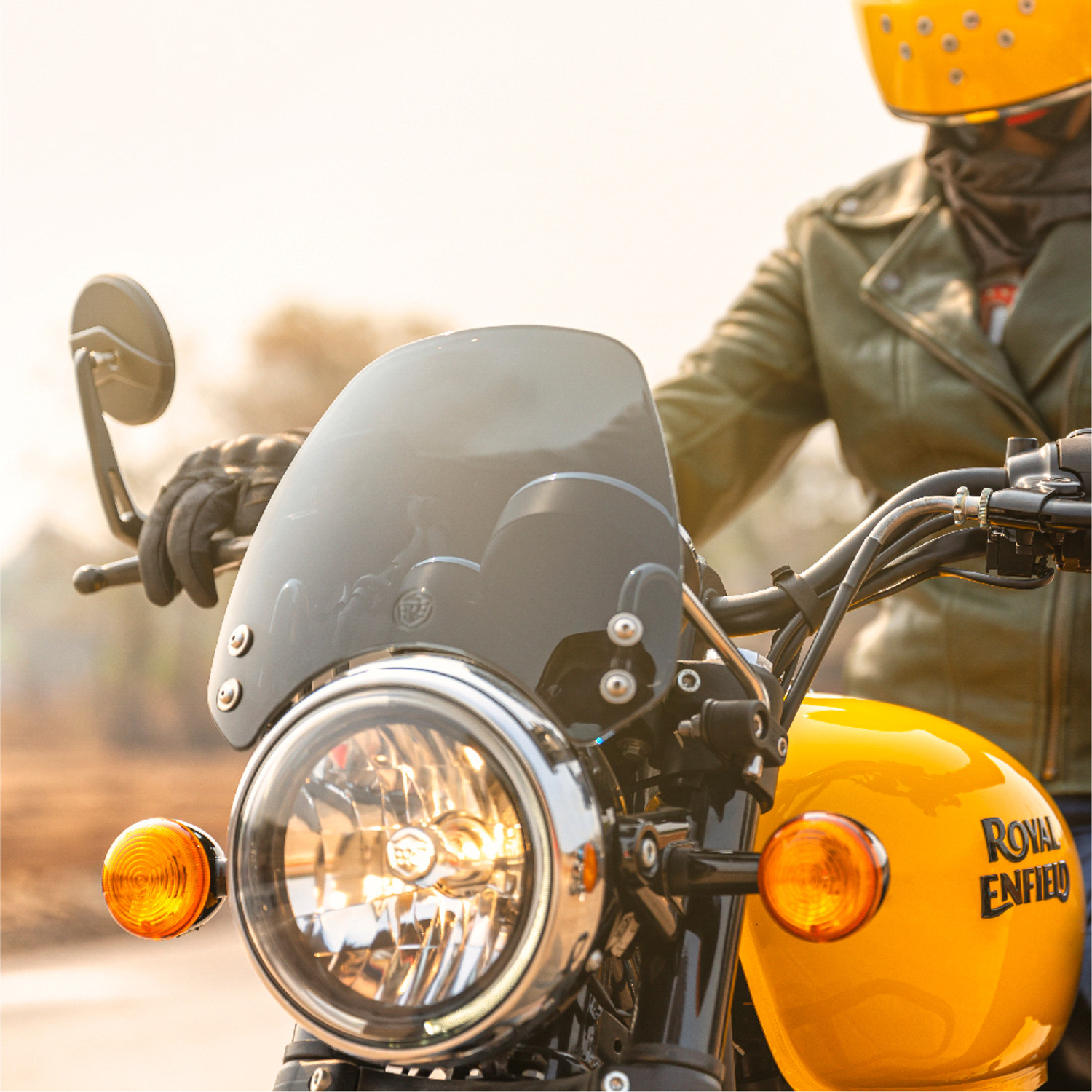 Image of Royal Enfield KXA00063 Bike Headlight Visor