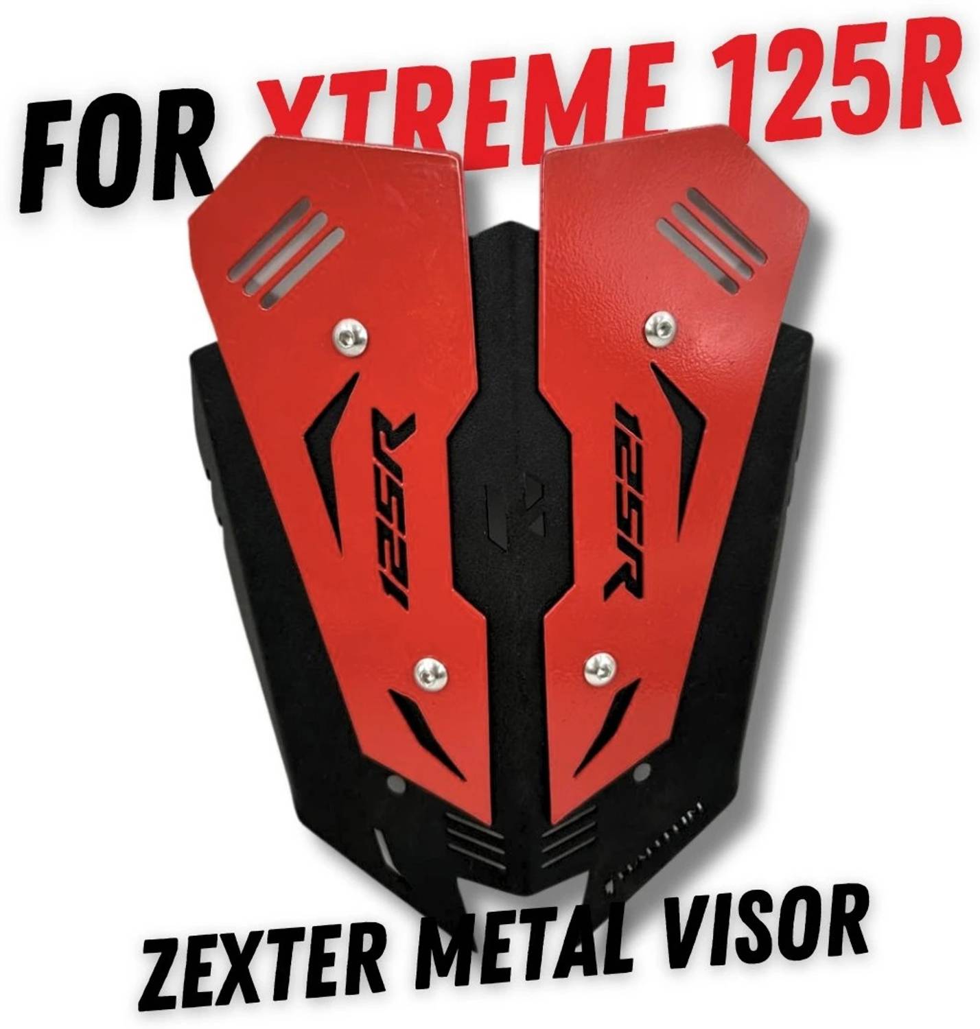 PHANTOM Premium Heavy Metal Visor for Hero Xtreme 125R Windshield