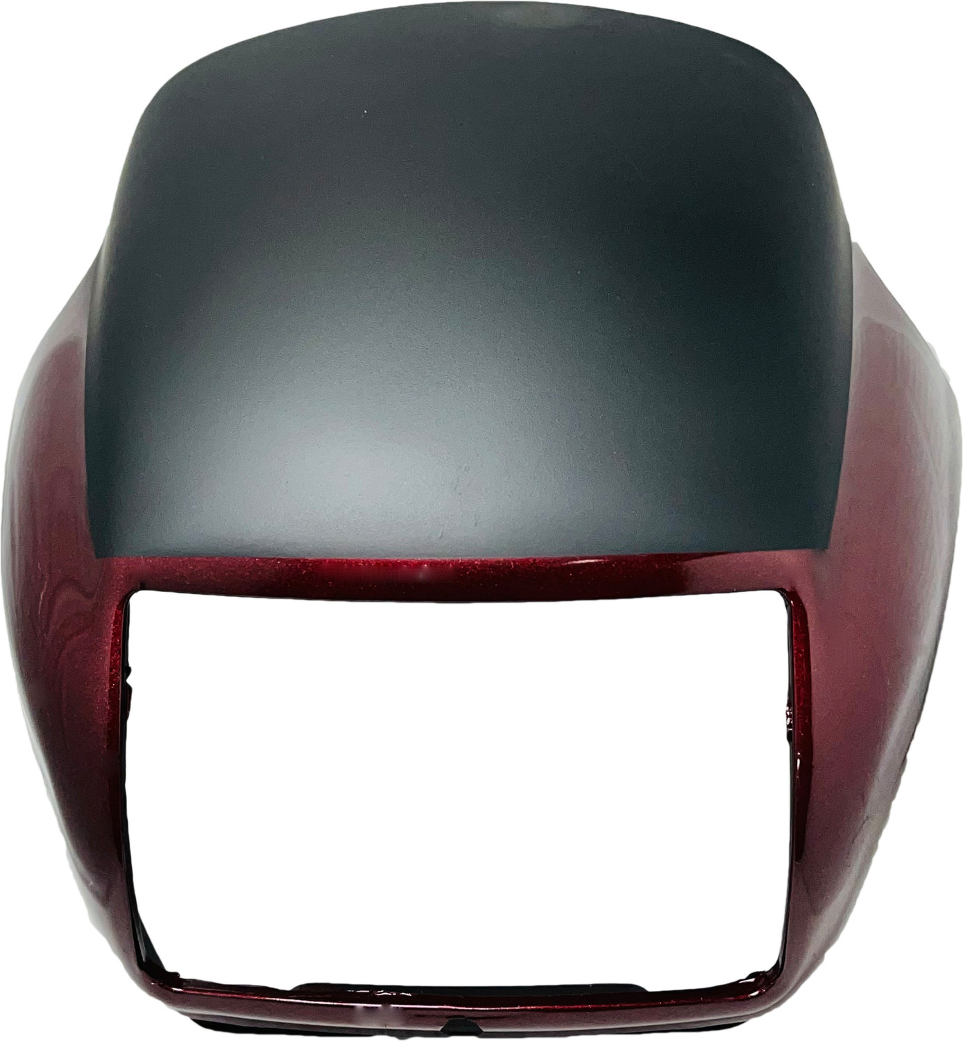 Image of Ridex Premium CD Dawn 2002-14 Wine Red Bike Headlight Visor