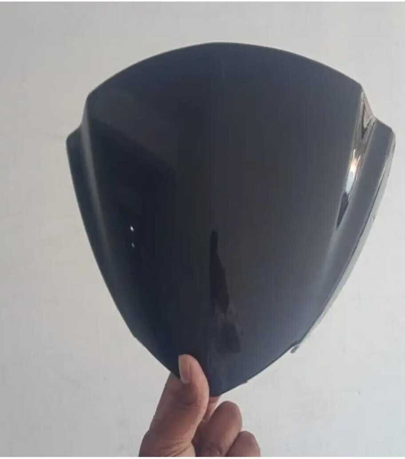 Image of FAVOURITE RIDERS NEW DOMINAR SMALL VISOR BLACK Bike Headlight Visor