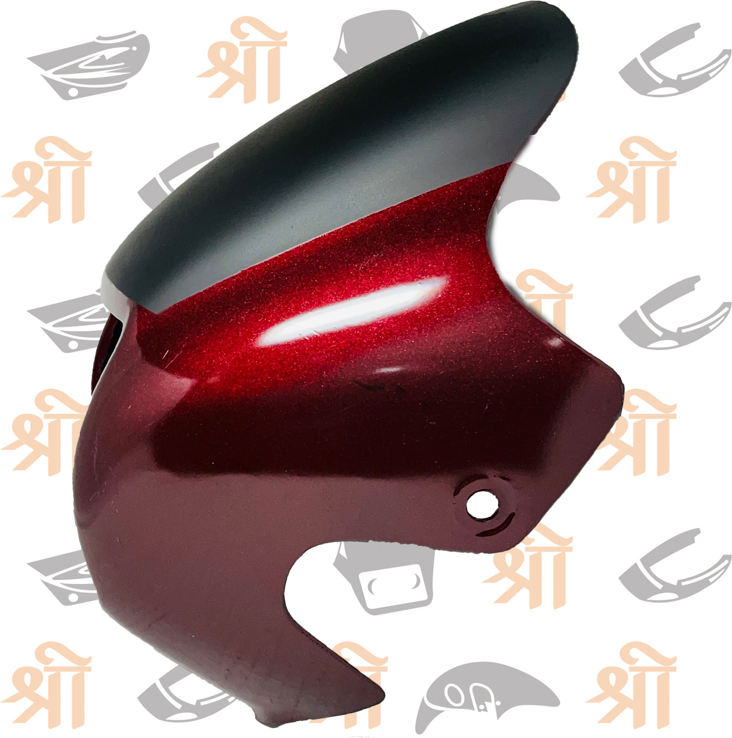 Image of Ridex Premium CD Dawn 2002-14 Wine Red Bike Headlight Visor