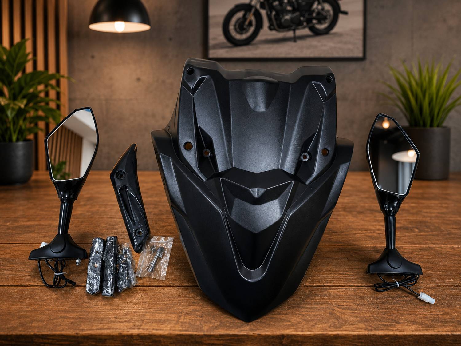 Vrinda Burgman Street Visor Windscreen - Image 1