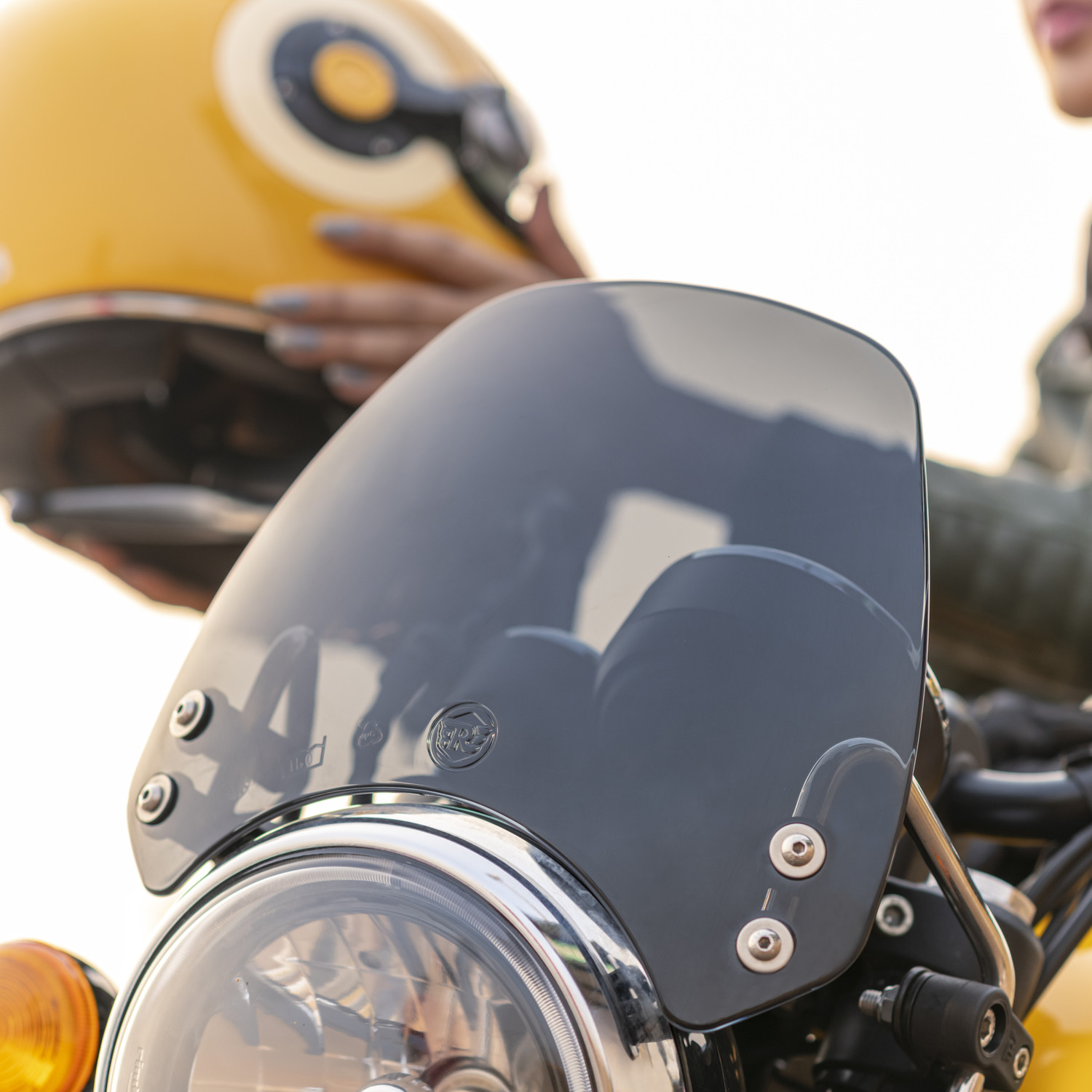 Image of Royal Enfield KXA00063 Bike Headlight Visor