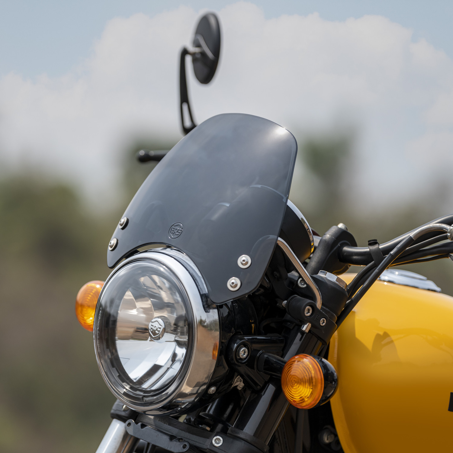 Image of Royal Enfield KXA00063 Bike Headlight Visor