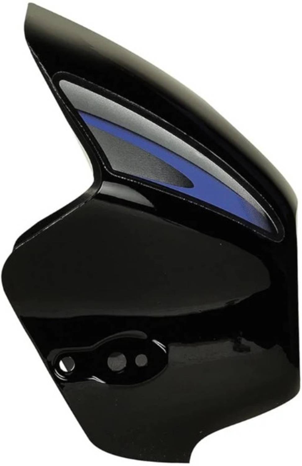 MAXXELL VISOR SPLENDOR PLUS Black Blue Bike Headlight Visor - Image 2