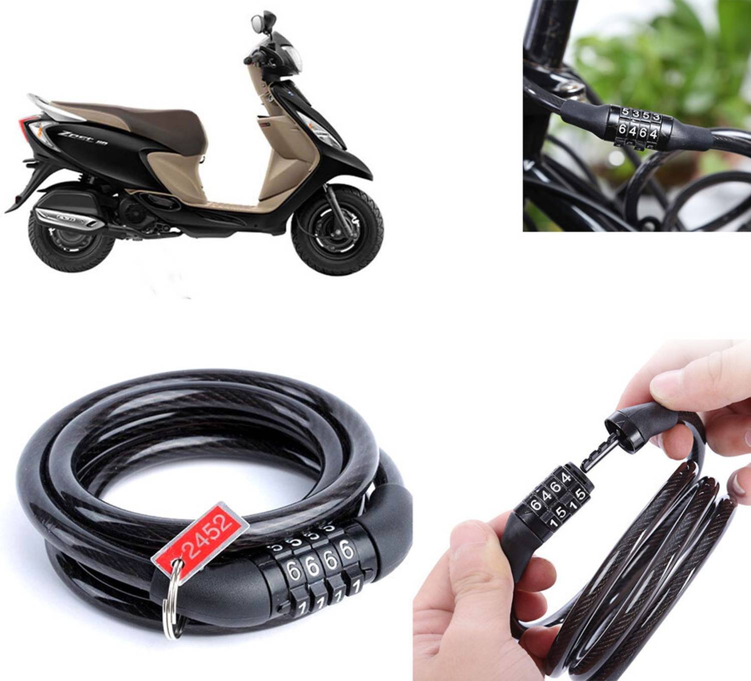 セキュリティ・セーフティ 0071 1-25-number-chain-cable-lock-