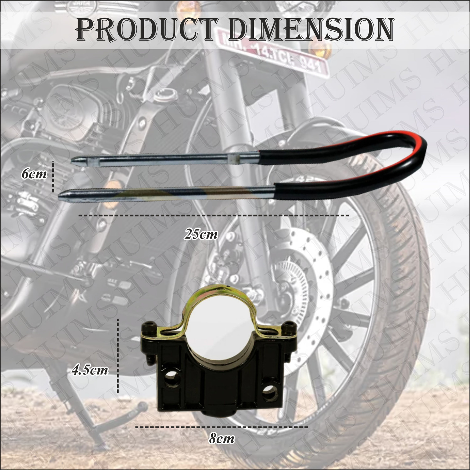 Image of Allowing Bike Front Shocker Lock Wheel Lock AWG- Premium Quality Front Wheel,Shocker Lock With 2 Hi-Tech Keys Wheel Lock