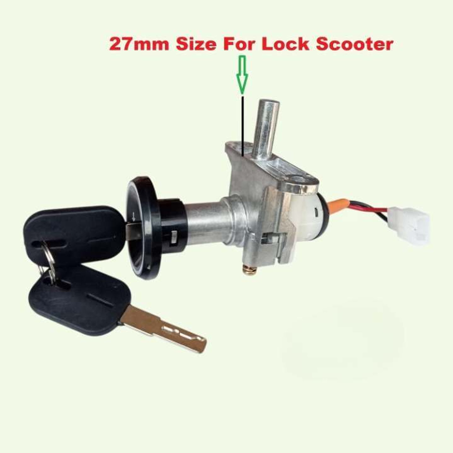 Image of TYSON EV Scooty Lock Anti Theft Heavy Duty Metal Security Lock for Electric Scooty 001 Wheel Lock (Black)