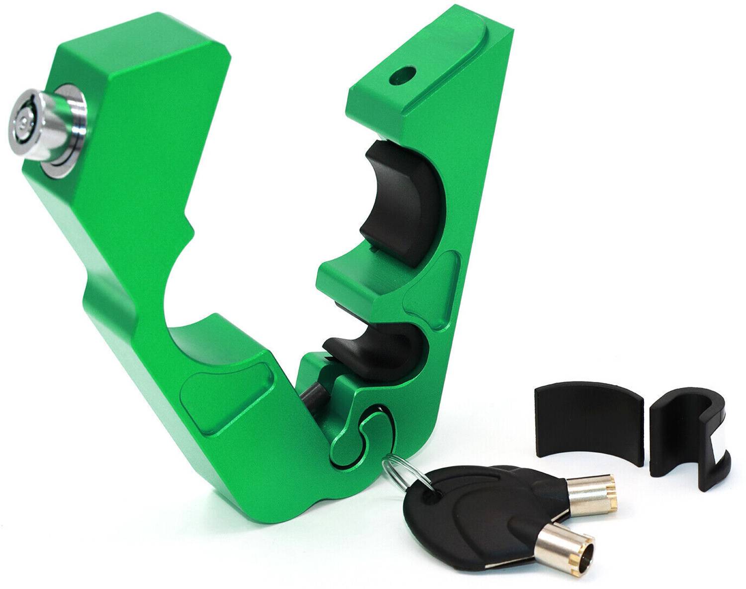 acube mart brake/clutch lock CL-04 CNC Anti-Theft Lock Bike Motorcycle Handlebar Brake Clutch Security green Folding Locks
