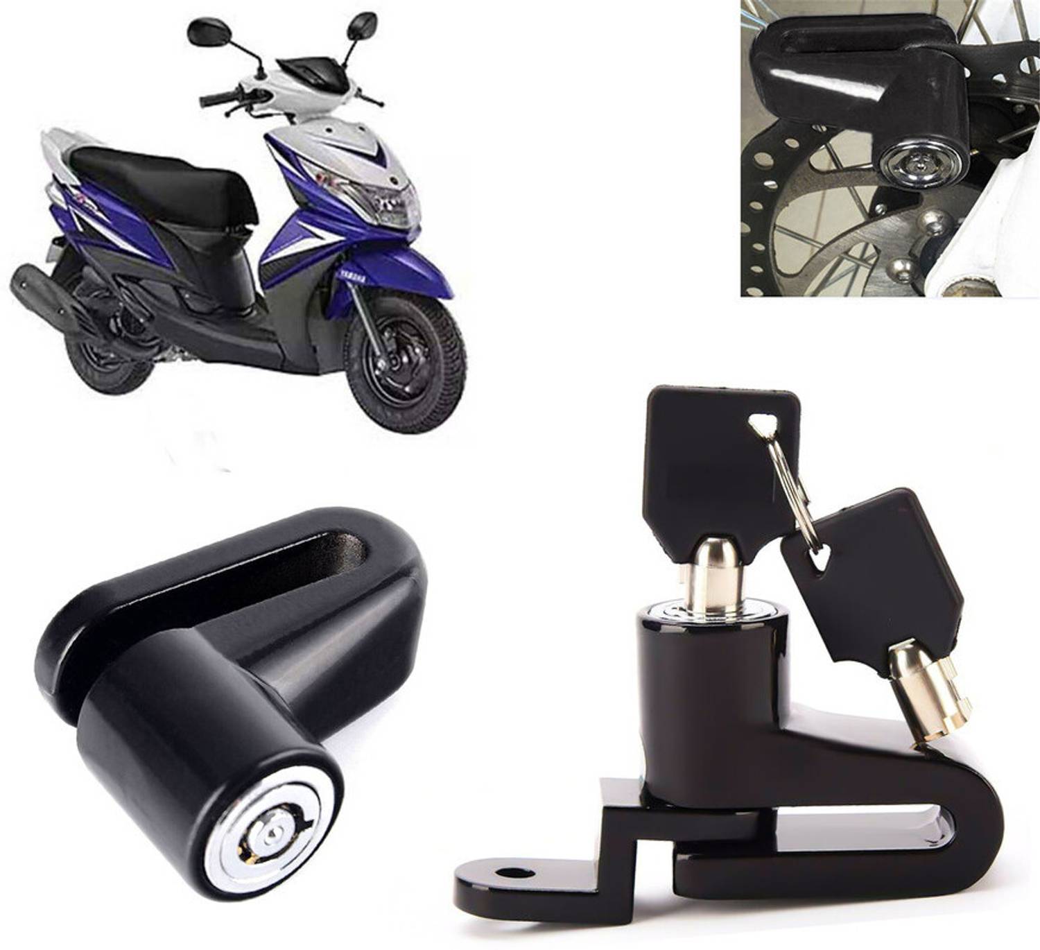 セキュリティ・セーフティ maru AUTO PEARL Anti Theft Heavy Duty Security Disc Lock for Ray Z Dsic