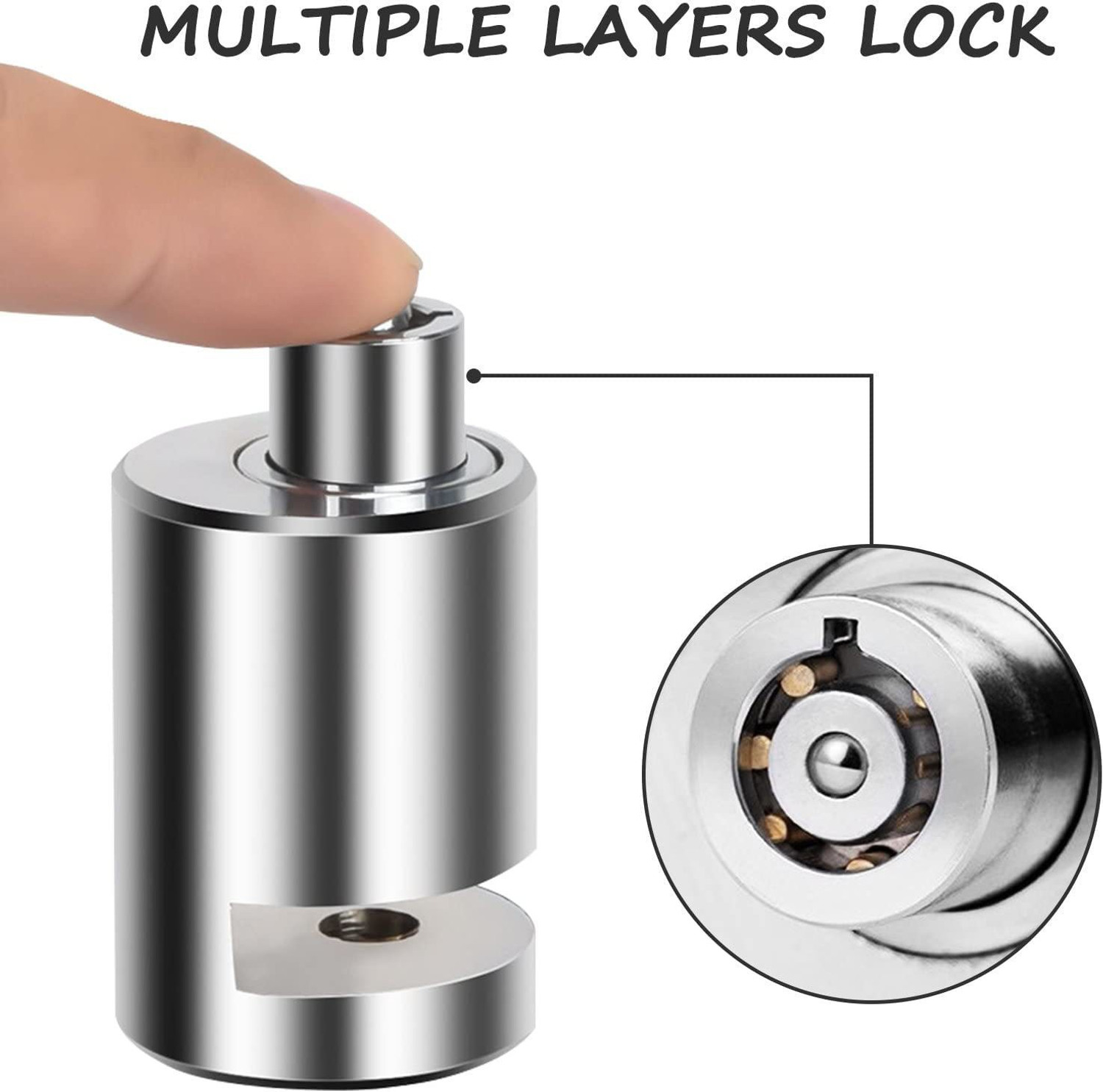 Image of carfrill Mini Bike Disc Lock for Motorcycles, Bicycles?Bike, Electrombile, Electric Car Motorcycle Disc Brake Lock - Anti Theft Motorbike Security Wheel Disk Lock Disc Lock