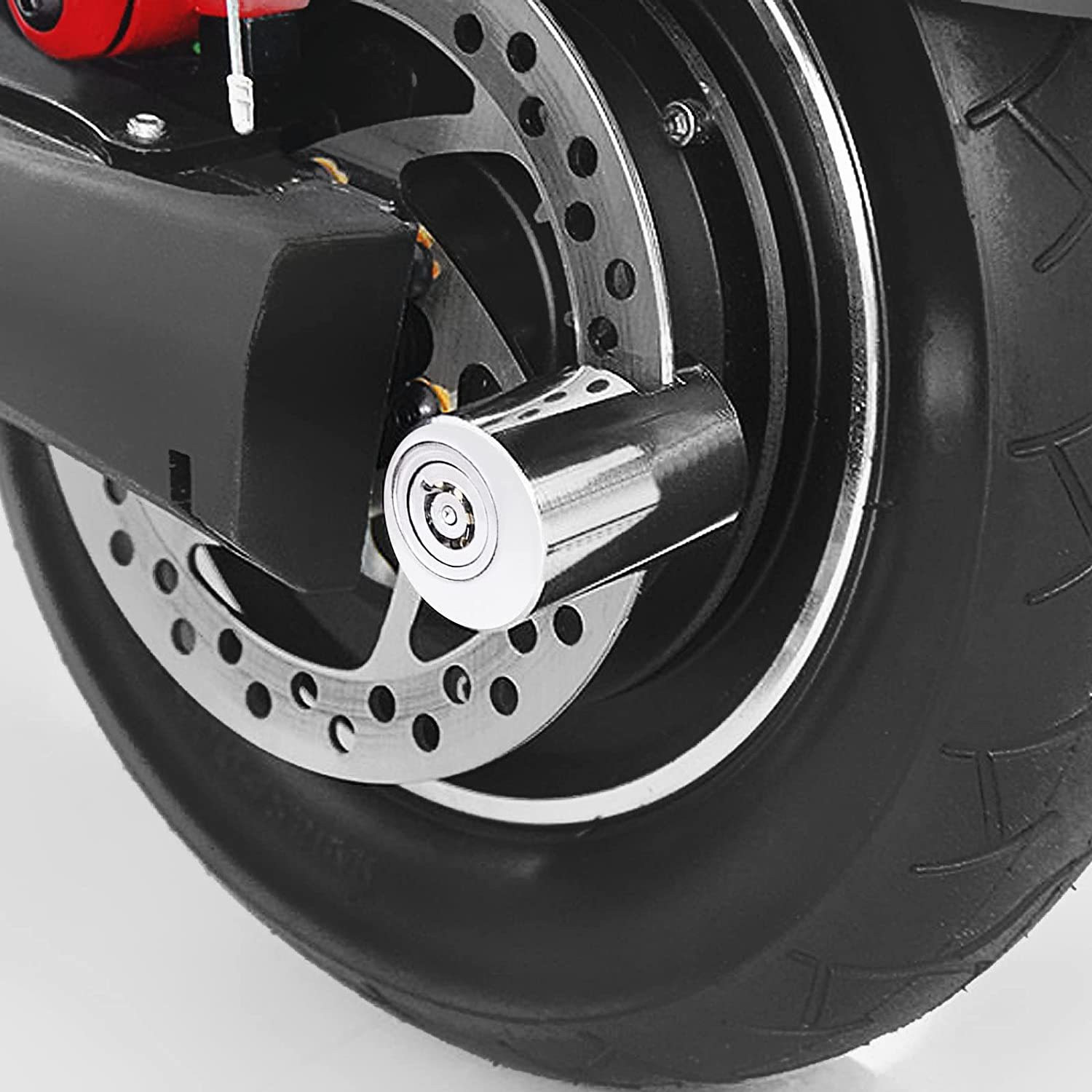 Image of carfrill Mini Bike Disc Lock for Motorcycles, Bicycles?Bike, Electrombile, Electric Car Motorcycle Disc Brake Lock - Anti Theft Motorbike Security Wheel Disk Lock Disc Lock