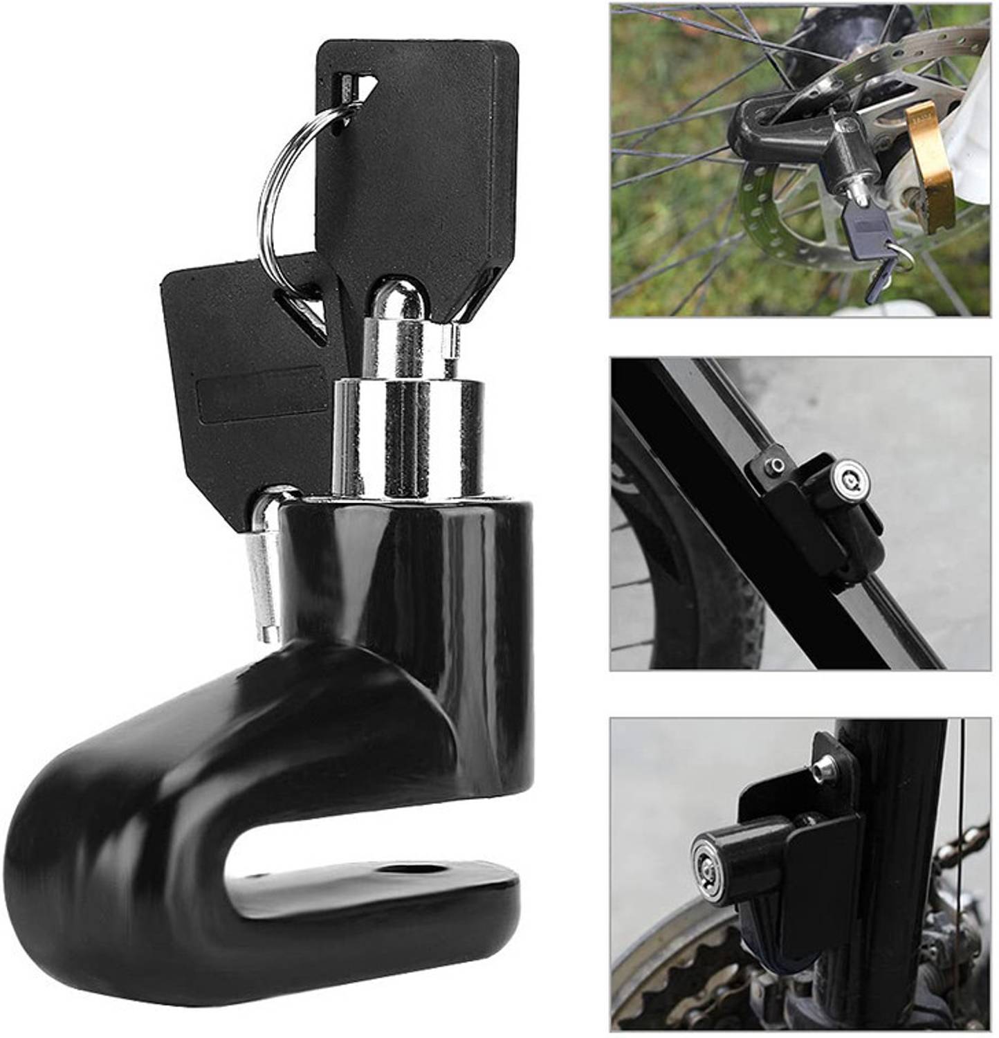 AUTO PEARL Disc Brake Lock, Anti Theft Heavy Duty Security Disc