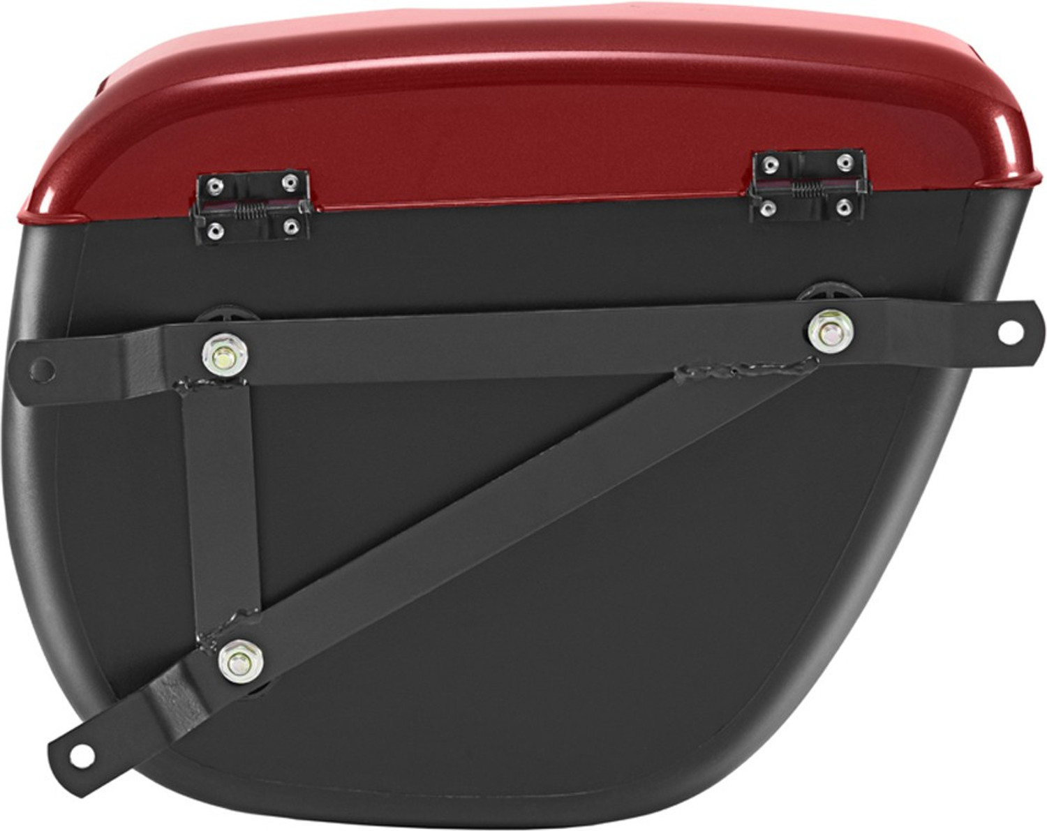 Image of STUDDS Luggage Box Red Polypropylene Motorbike Saddlebag