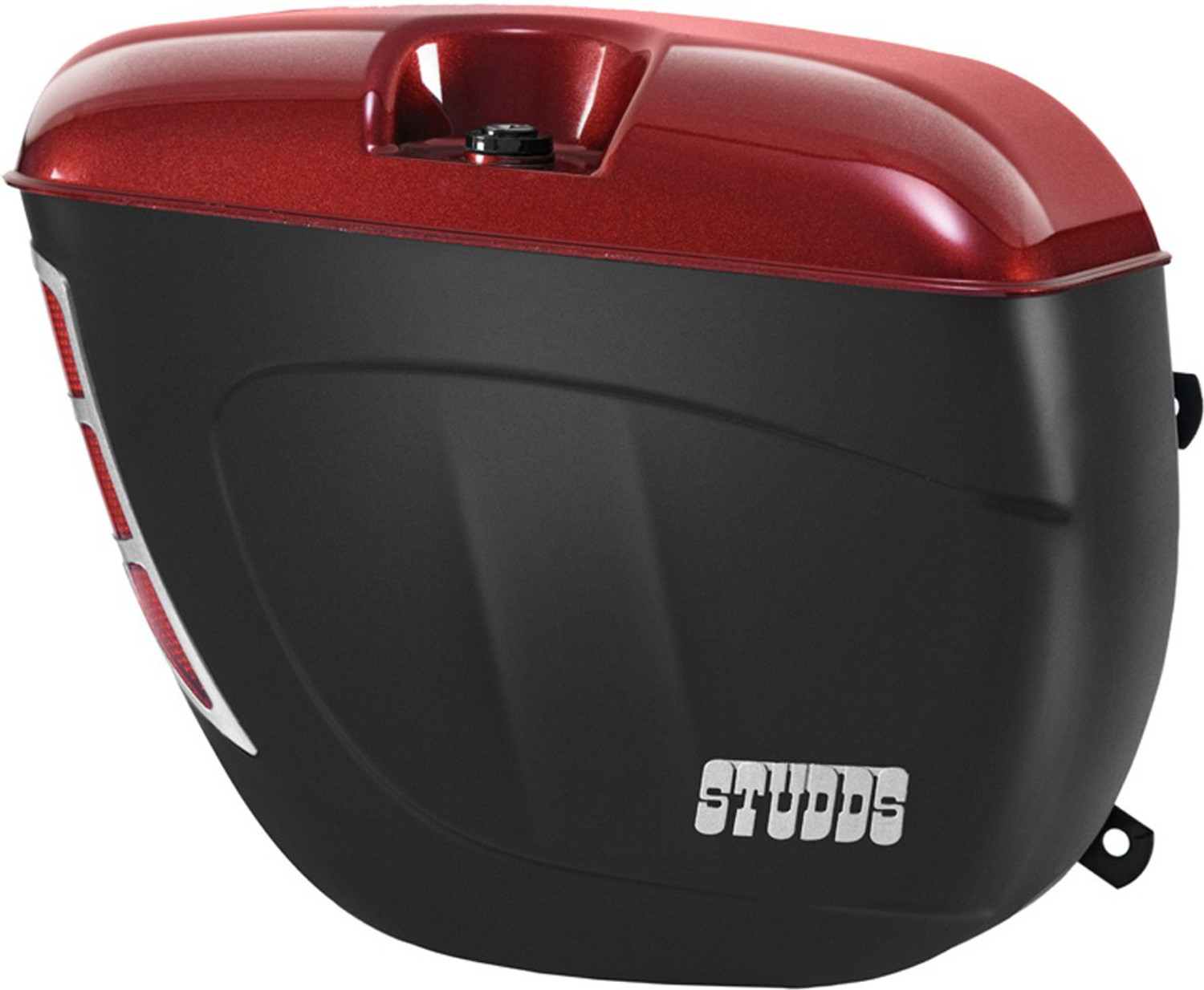 Image of STUDDS Luggage Box Red Polypropylene Motorbike Saddlebag