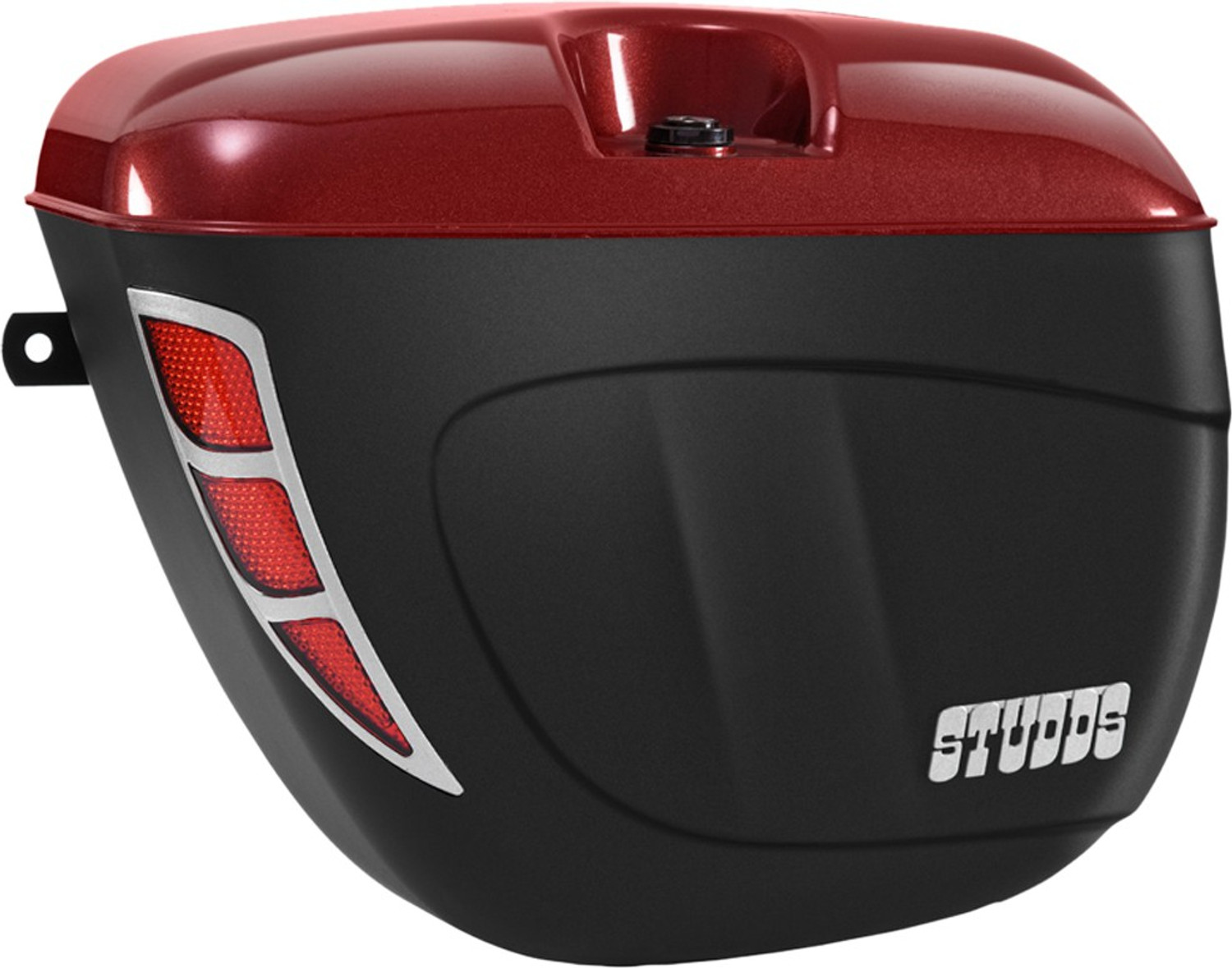 Image of STUDDS Luggage Box Red Polypropylene Motorbike Saddlebag