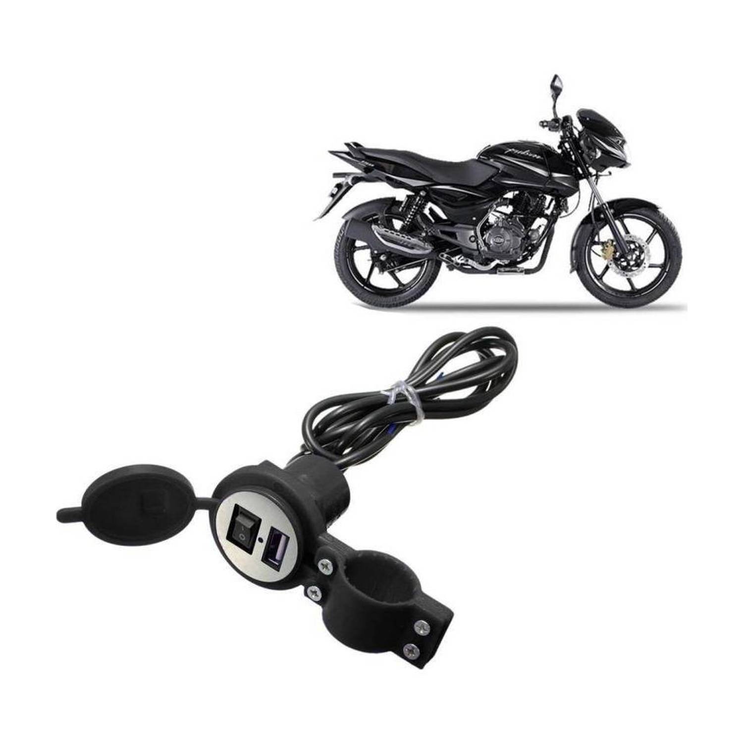 ACCESSOREEZ Waterproof USB Phone Adapter Bike Mobile Charger 20.5 A Bike Mobile Charger