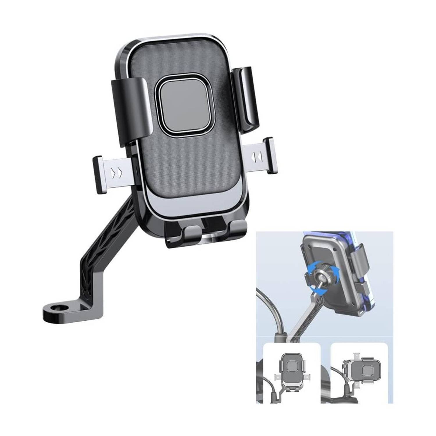 infuze XY-089 Bike/Scooty Mobile Holder - Image 1