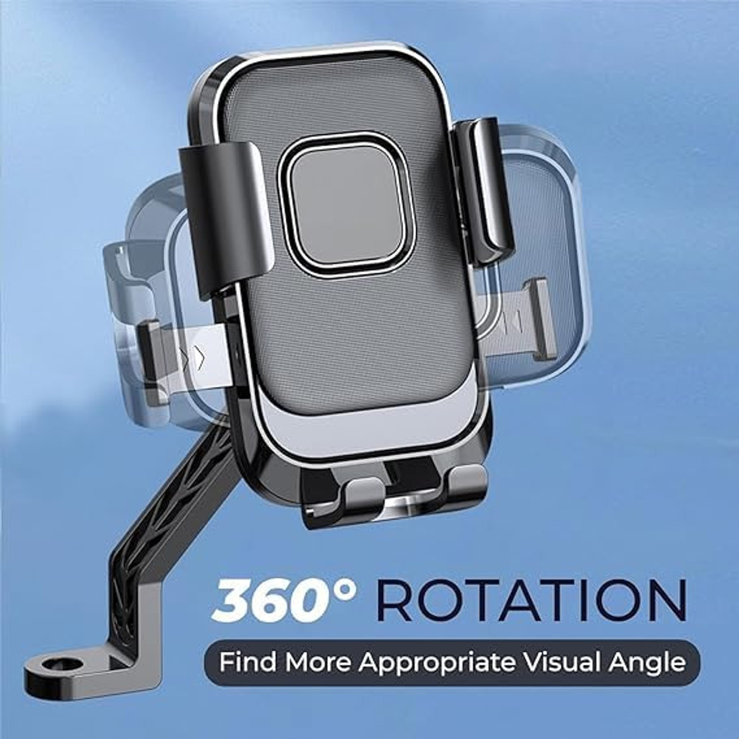 Image of X9X XY-089 Bike /Scooty Mobile Holder 360 Rotation Lock Clamp for Bike GPS Bike Mobile Holder