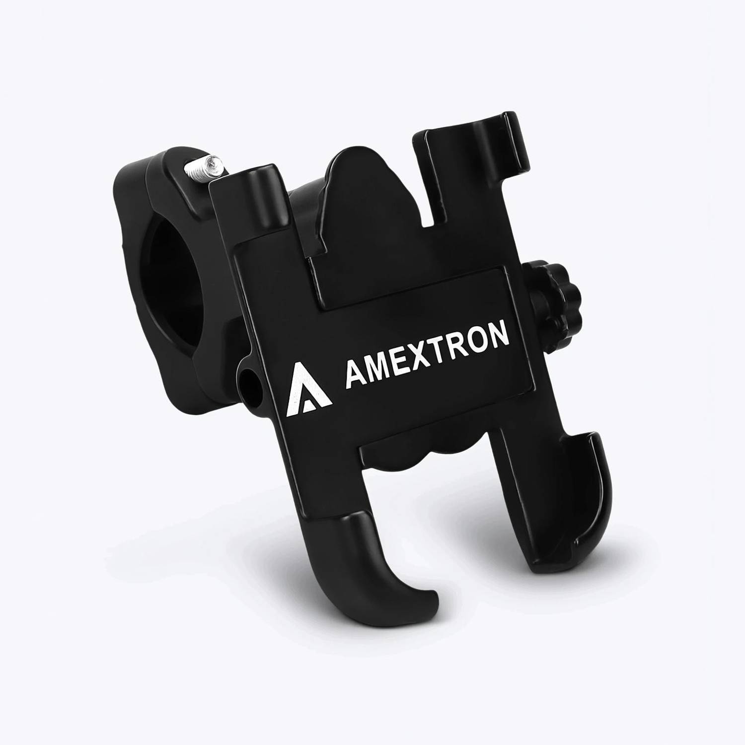 AMEXTRON Universal Bike Mount Holder Verson 2.0 Metal Body 360 Degree Bike Mobile Holder