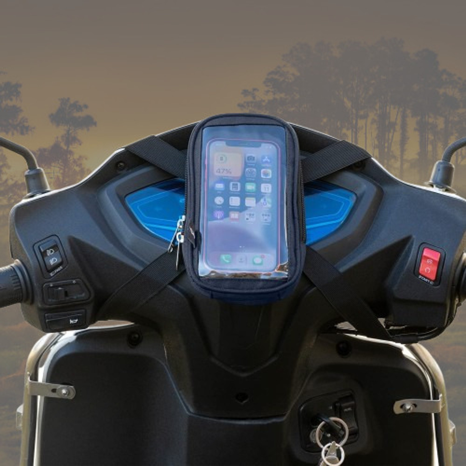 Image of Darkview Mobile Holder Mount Pouch Bag Waterproof-871 Bike Mobile Holder