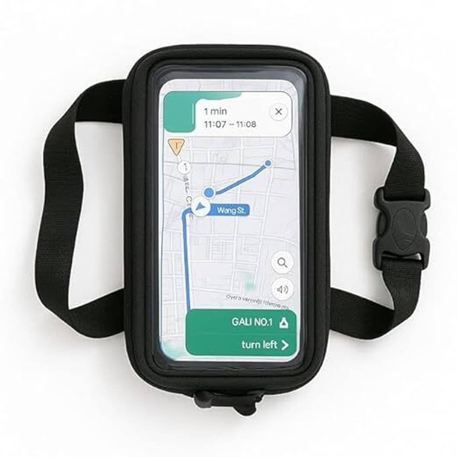 ALLEXSFIT Universal Water Resisant Mobile Holder / Pouch-Bag for All Scooter Scooty Bike Bike Mobile Holder