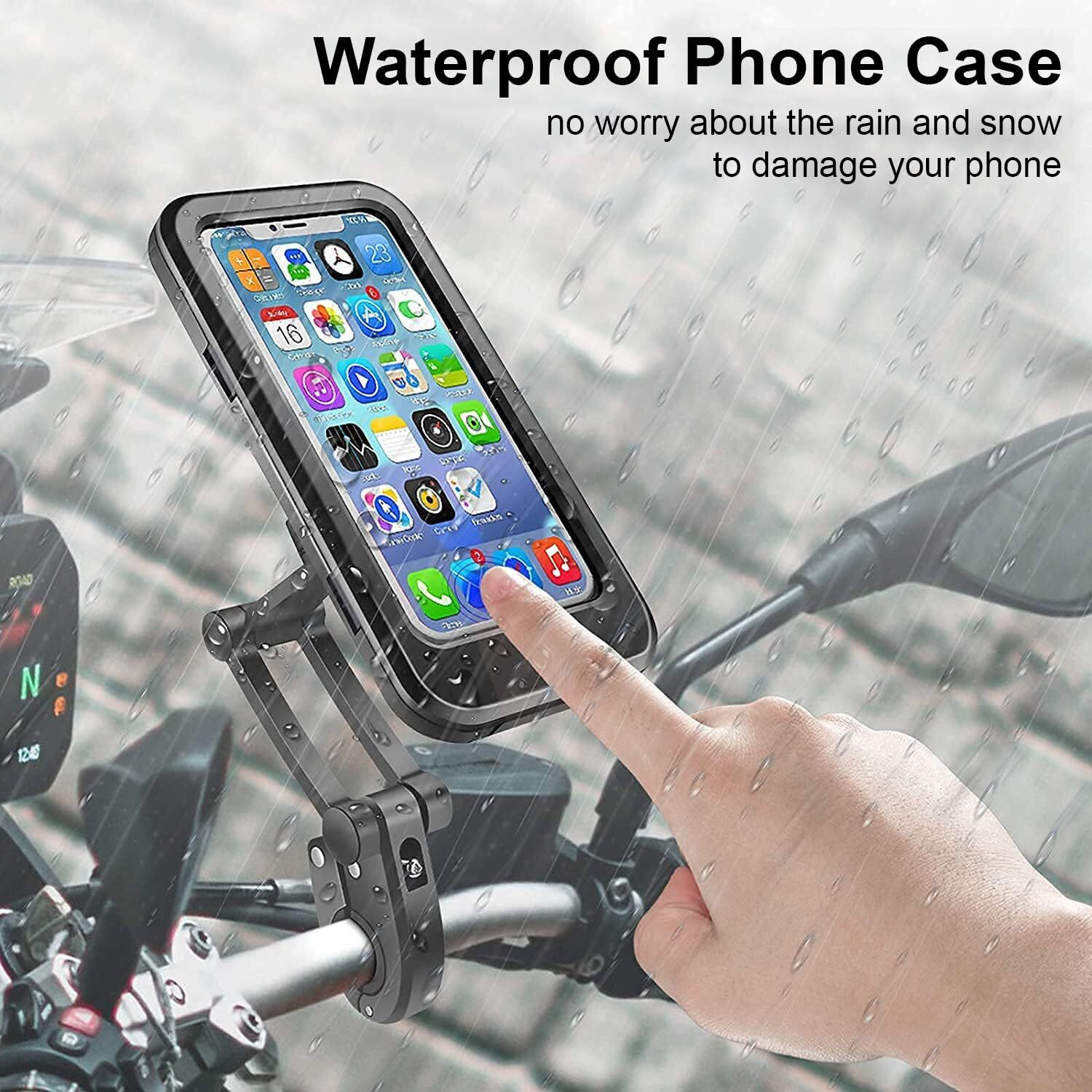 Image of FwellT Waterproof Bike Mobile Holder 360Adjustable For Bikes, Cycle Bike Mobile Holder