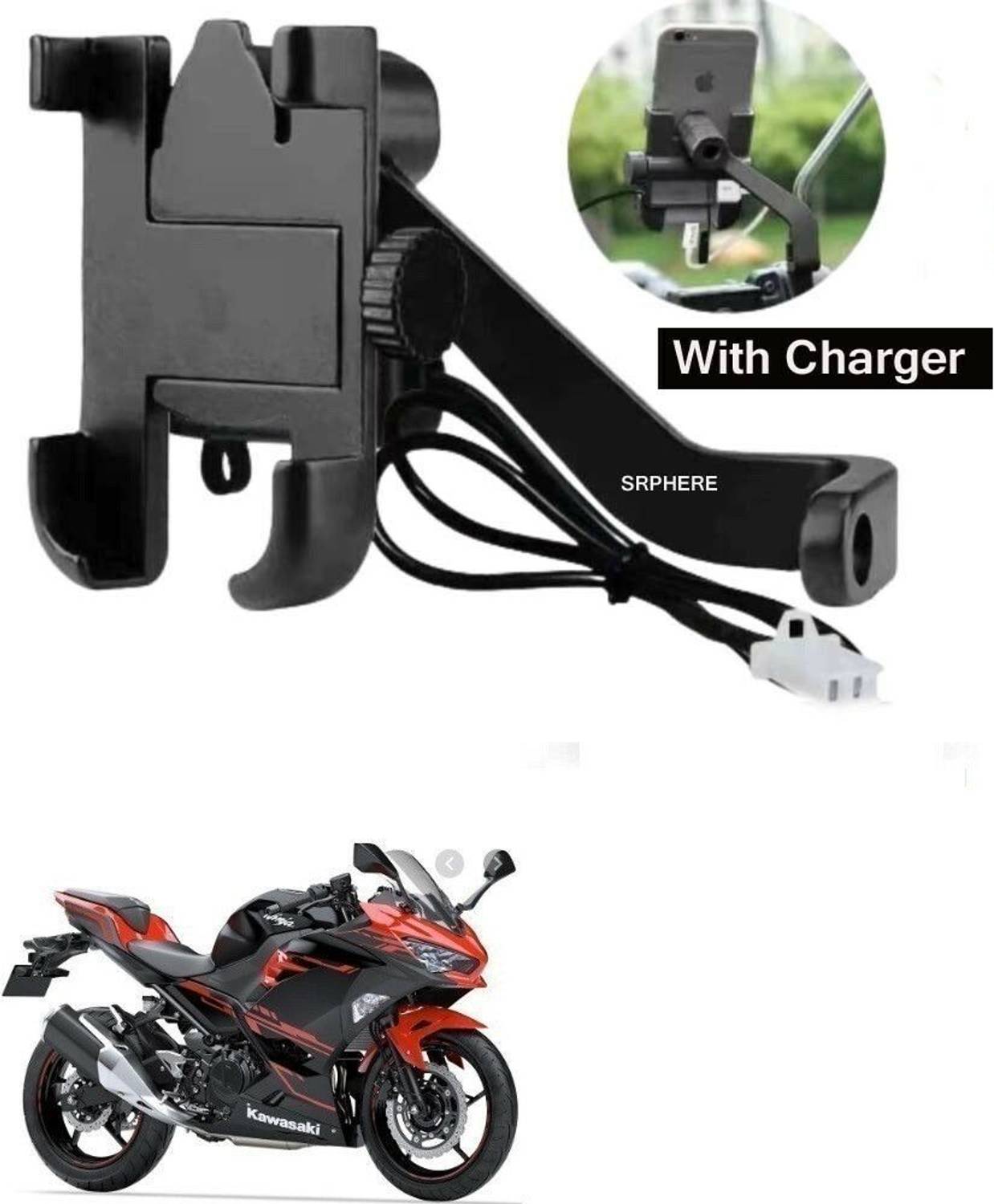 Crum Aluminum Alloy C2 Waterproof Bike Mobile Holder - Image 1