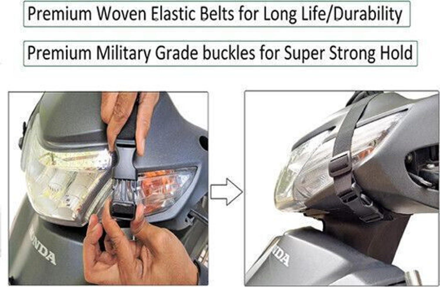 Image of Hamza Store Universal Water Resisant Mobile Holder / Pouch-Bag for All Scooter Scooty Bike Bike Mobile Holder