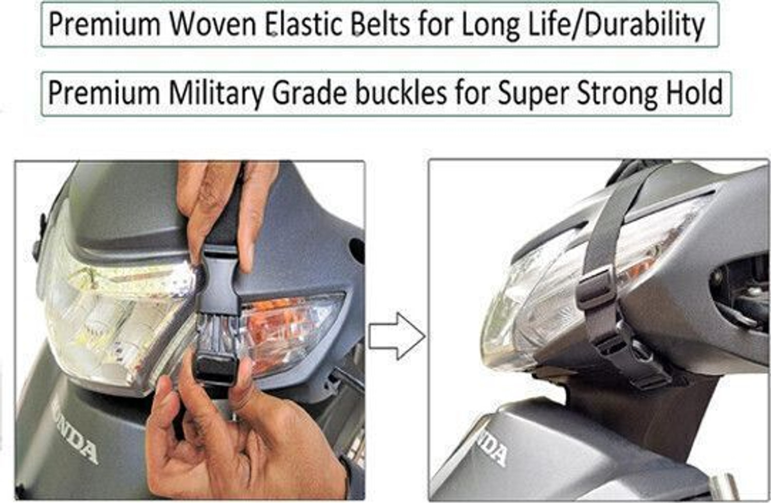 Image of Hamza Store Universal Water Resisant Mobile Holder / Pouch-Bag for All Scooter Scooty Bike Bike Mobile Holder
