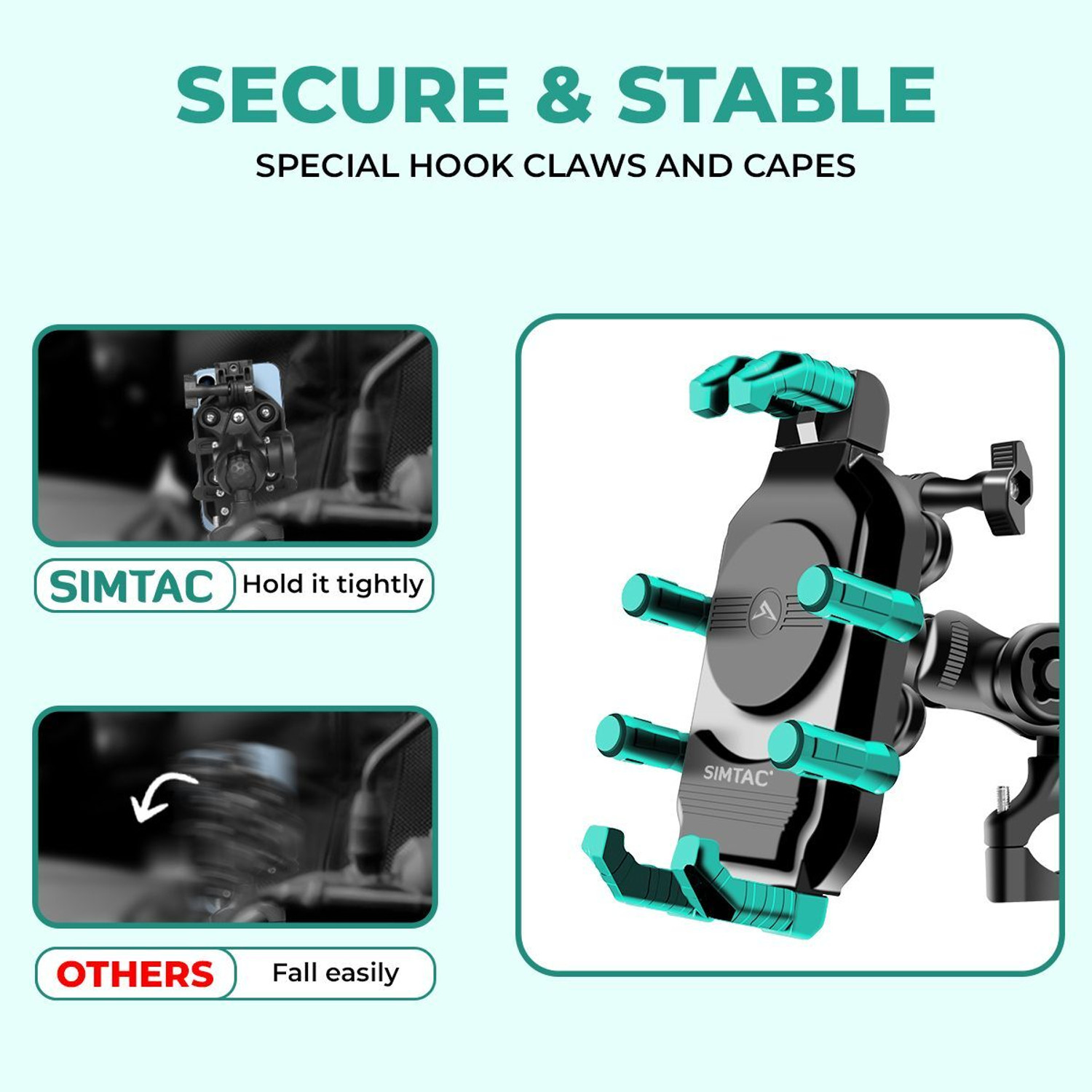 Image of SIMTAC MH03-PRO Bike Mobile Holder