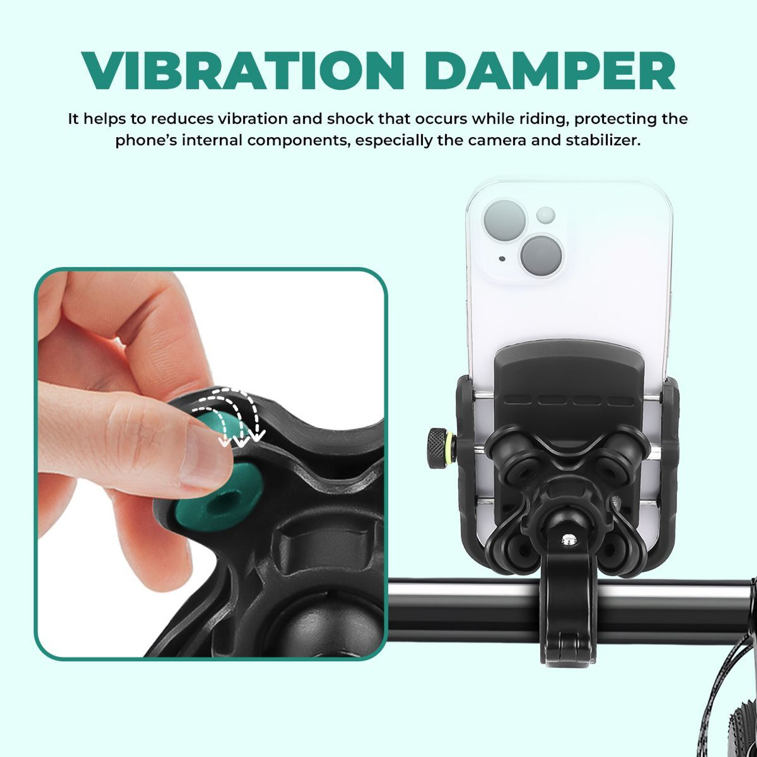 Image of SIMTAC MHC3-PRO Bike Mobile Holder