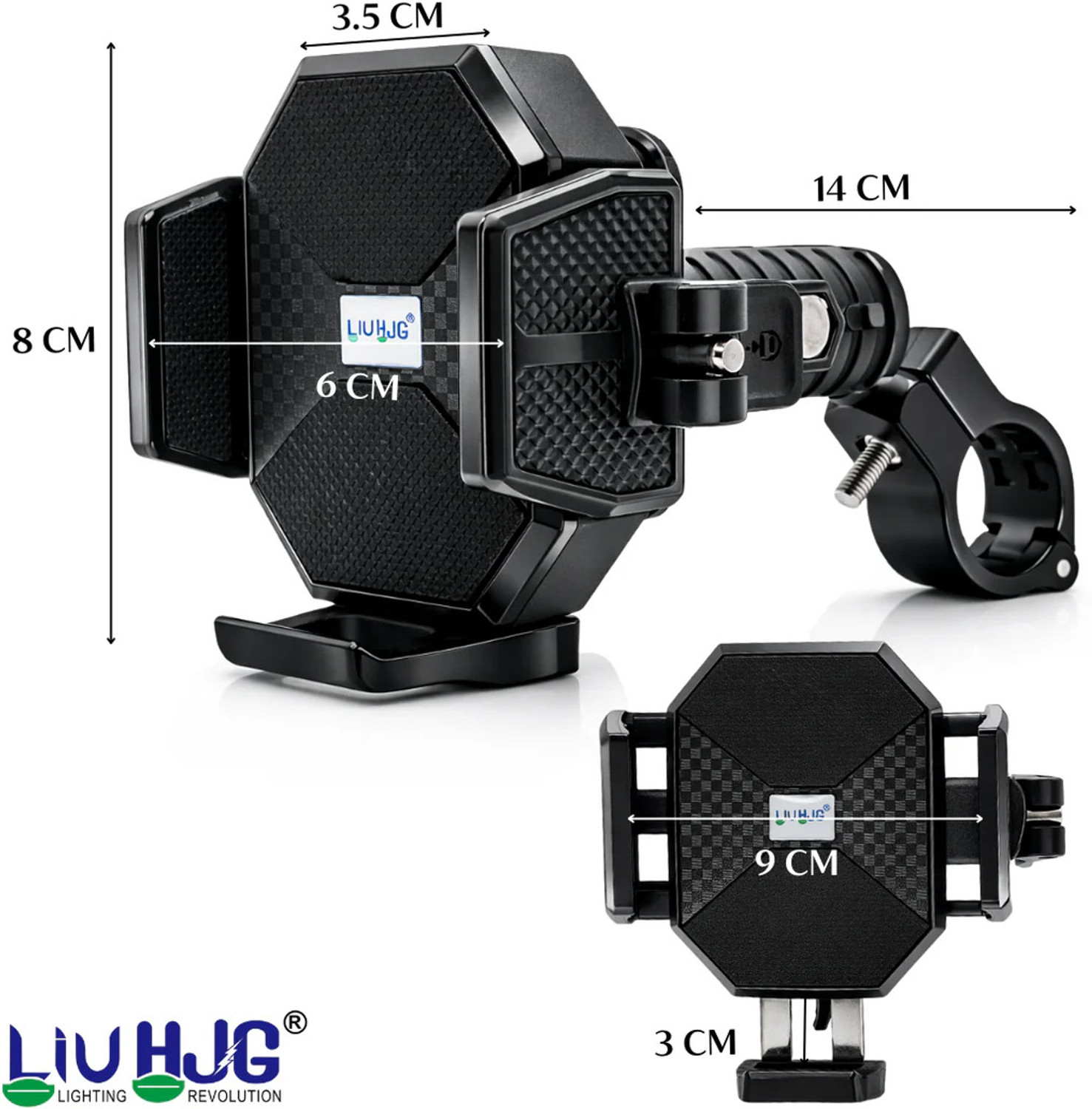 Image of LIU HJG LIU HJG Handle Fitting R6 Mobile Holder Bike Mobile Holder